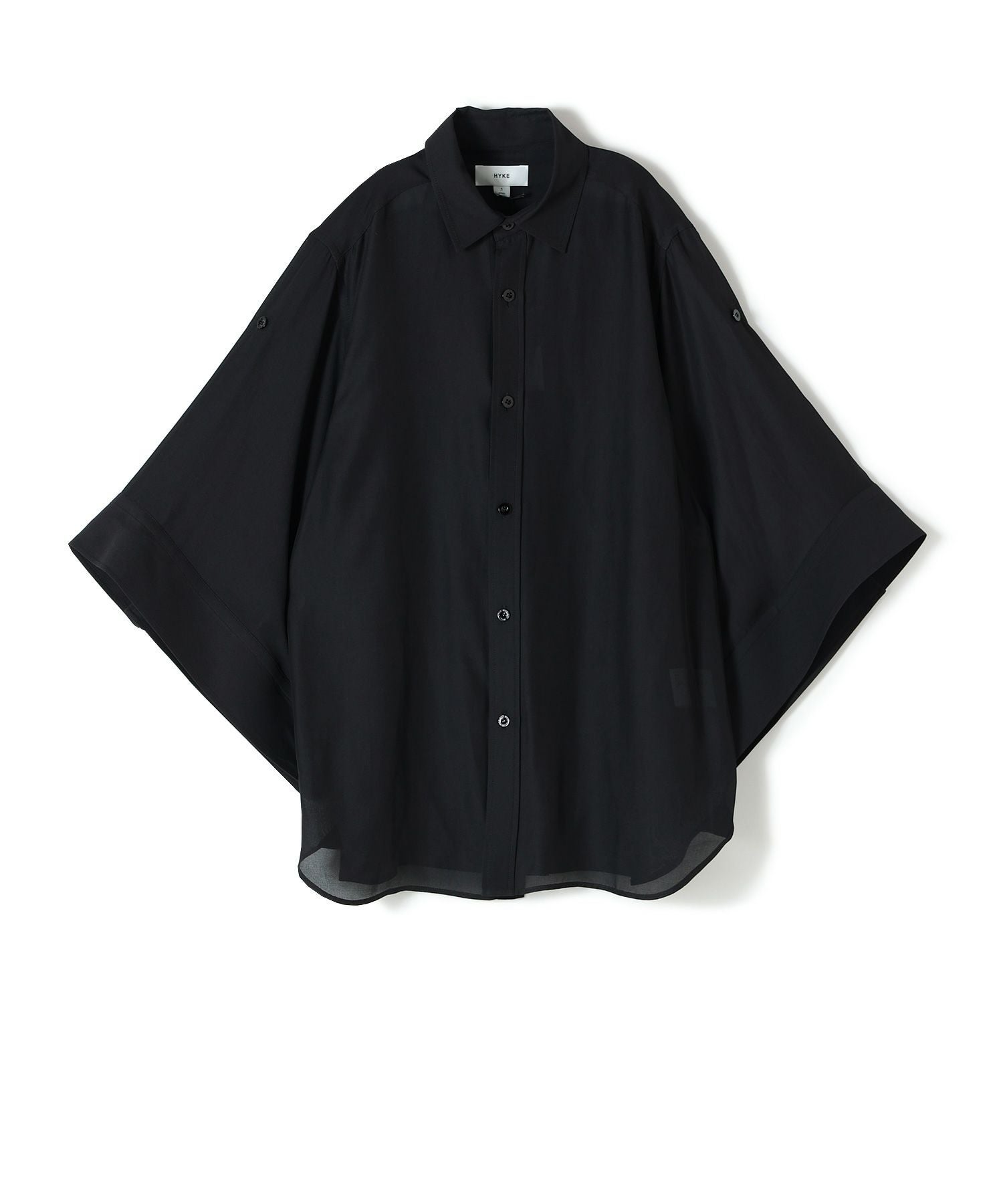 HYKE(ハイク)】 SHEER TWILL BELL-SLEEVE SHIRT｜PARIGOT ONLINE