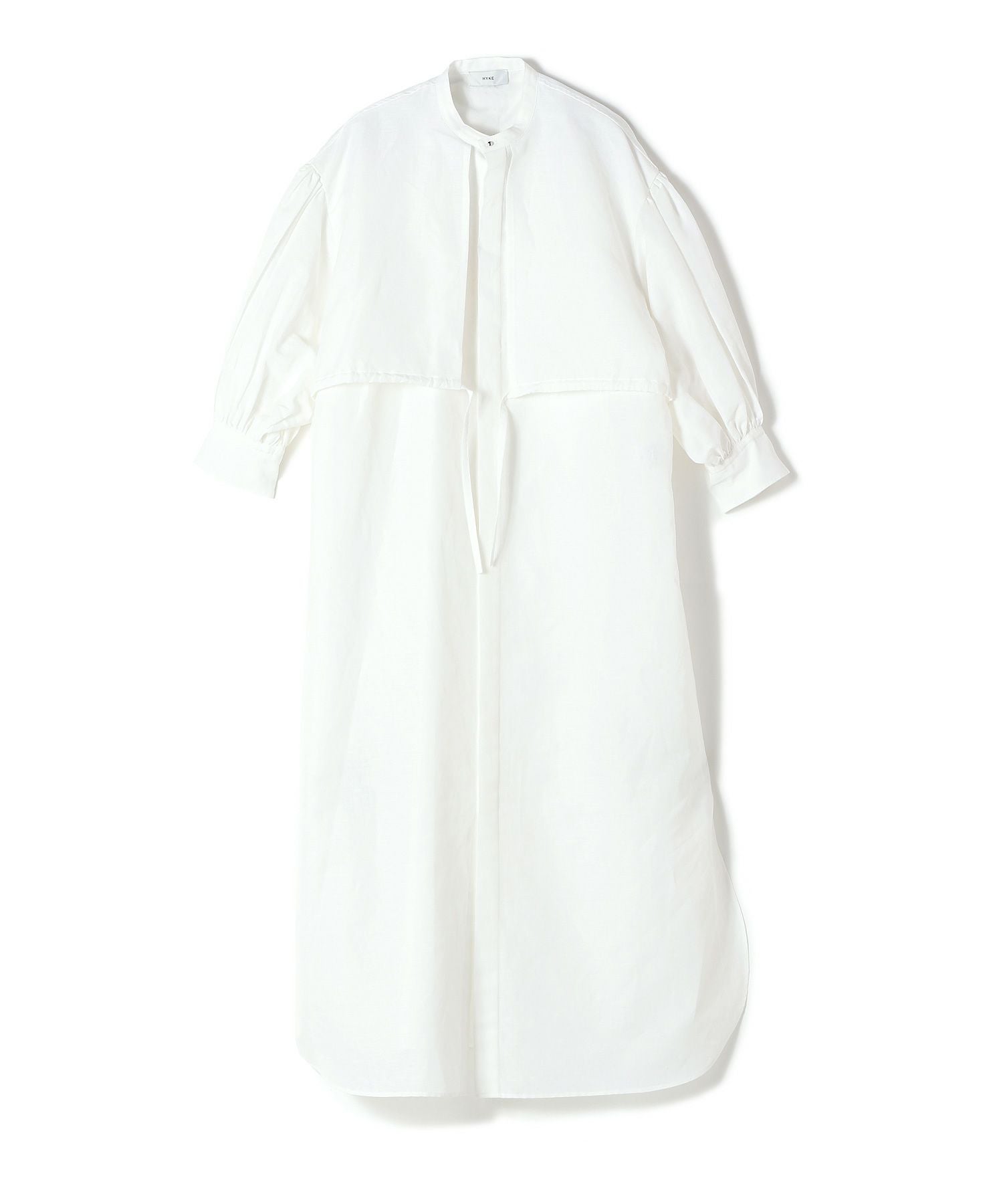 HYKE ハイクC/L BALLOON SLEEVE DRESS ホワイト 1 HYKE(ハイク)】 C/L BALLOON SLEEVE DRESS｜PARIGOT ONLINE（パリゴ