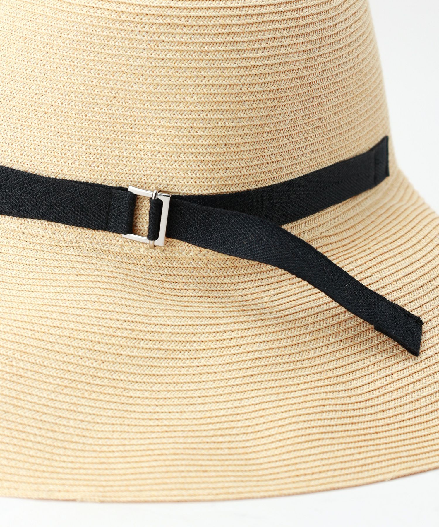 KIJIMA TAKAYUKI(キジマタカユキ)】 PAPER BRAID BOWLER HAT W/ BELT