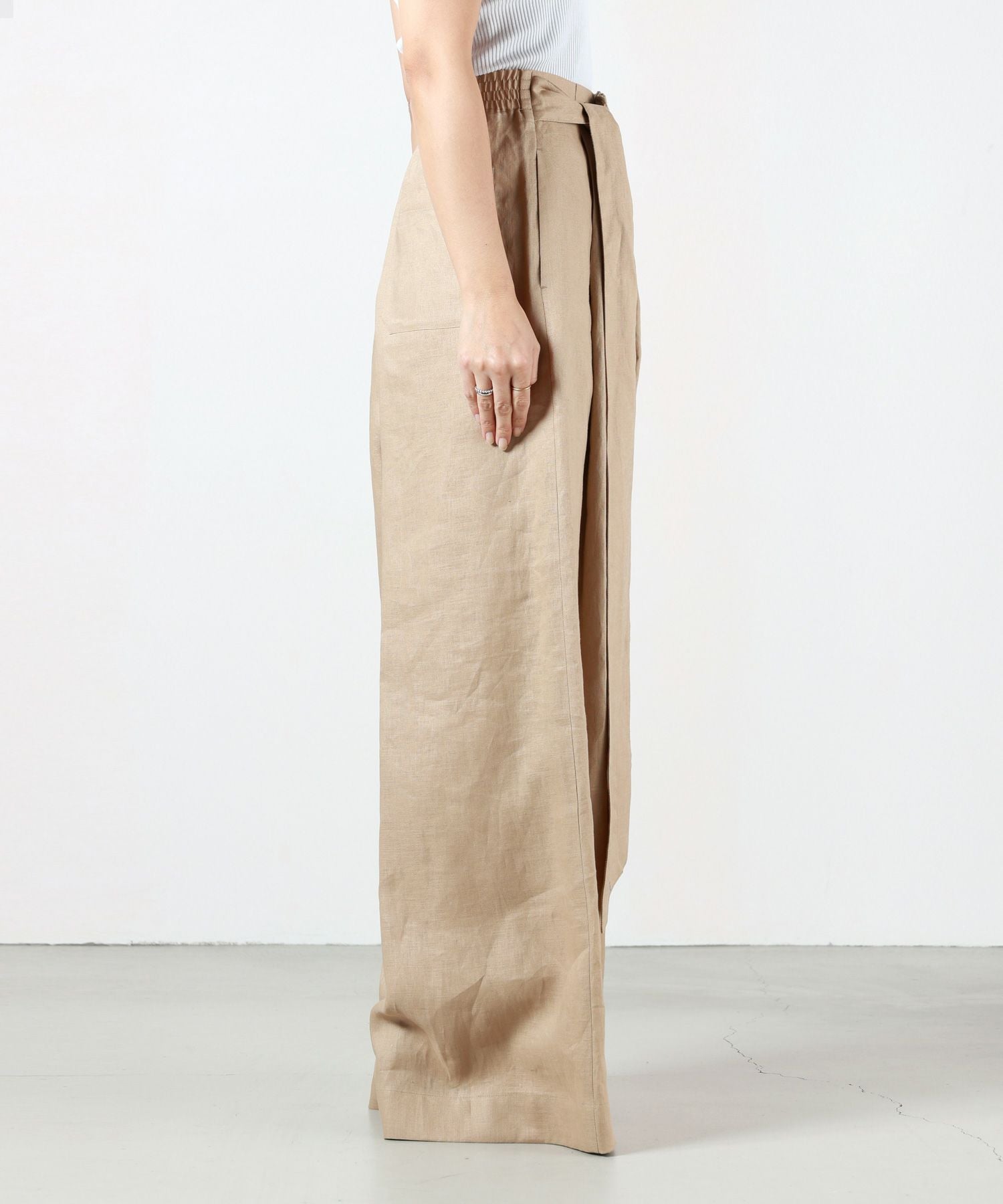 HYKE(ハイク)】 LINEN WIDE LEG PANTS｜PARIGOT ONLINE（パリゴ