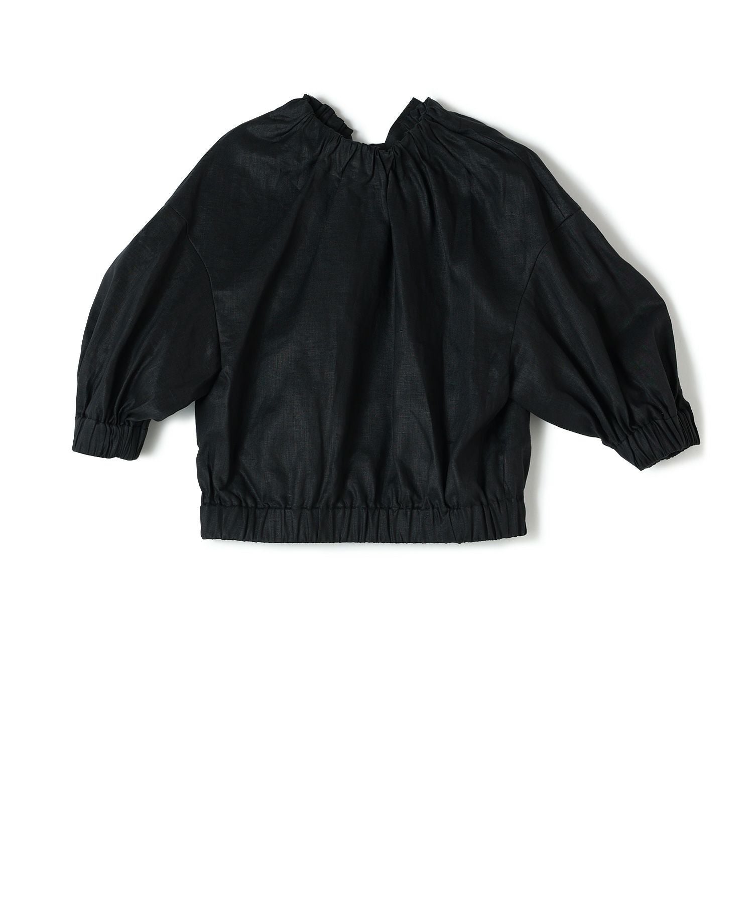 良品 24SS HYKE ハイク LINEN SHIRRED TOP ブラウス 241-15206 サイズ1 ベージュ レディース 古着 中古 USED HYKE（ハイク） 良品 24SS HYKE LINEN SHIRRED TOP ブラウス 241-15206