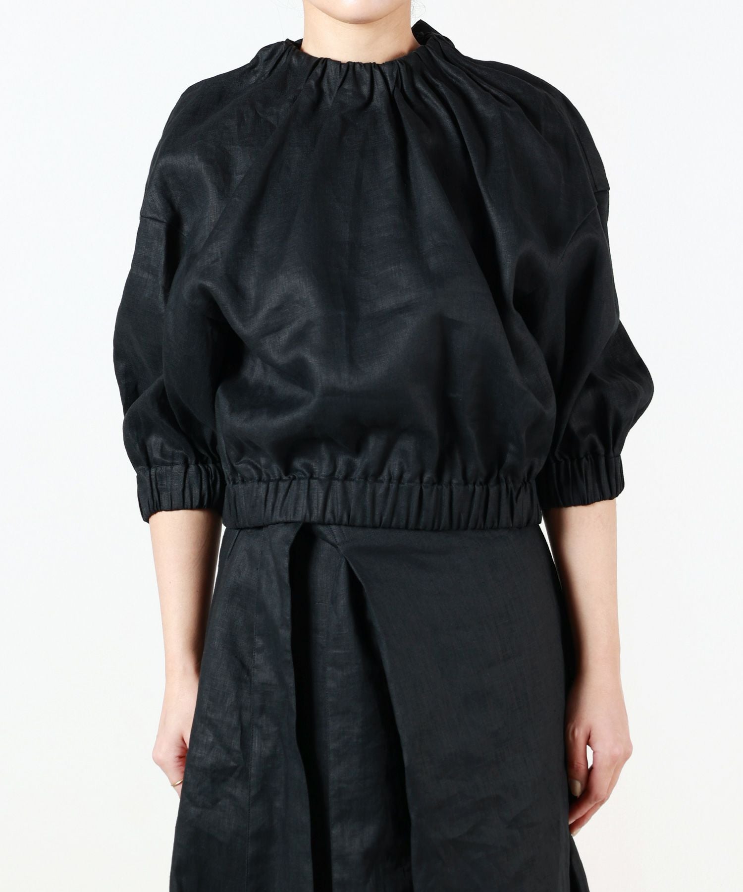 HYKE(ハイク)COTTON LINEN TOP 新品 サイズ1 HYKE(ハイク)】 LINEN PONCHO｜パリゴ尾道店｜尾道本通り商店街