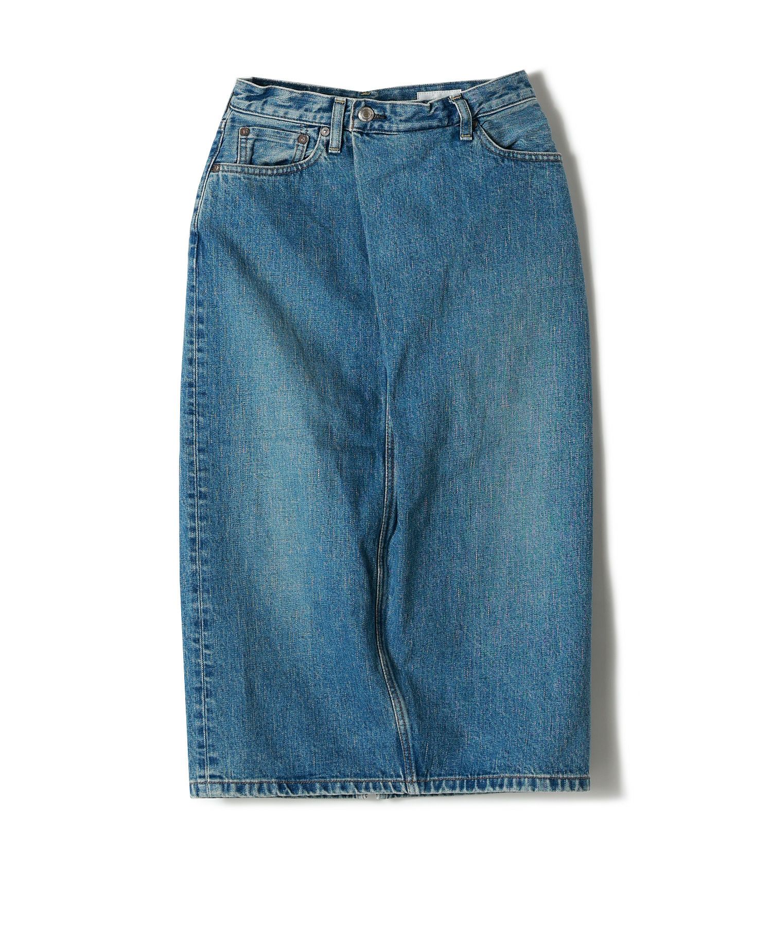 HYKEデニム膝下スカートＭＮ595 HYKE(ハイク)】 DENIM MIDI SKIRT｜PARIGOT ONLINE（パリゴオンライン）