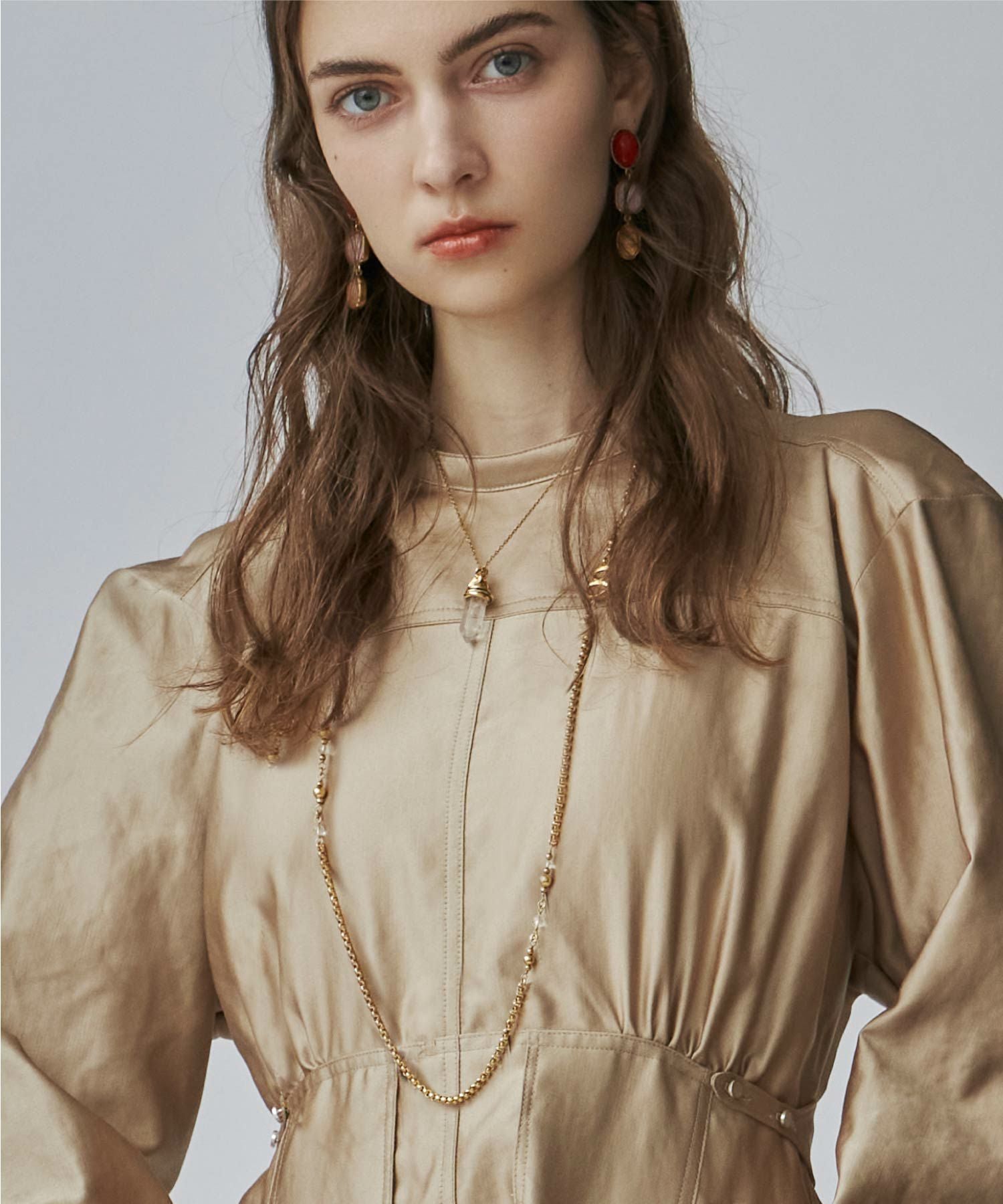 GOOSSENS Paris(ゴッサンスパリ)】 Talisman Rock Crystal Necklace
