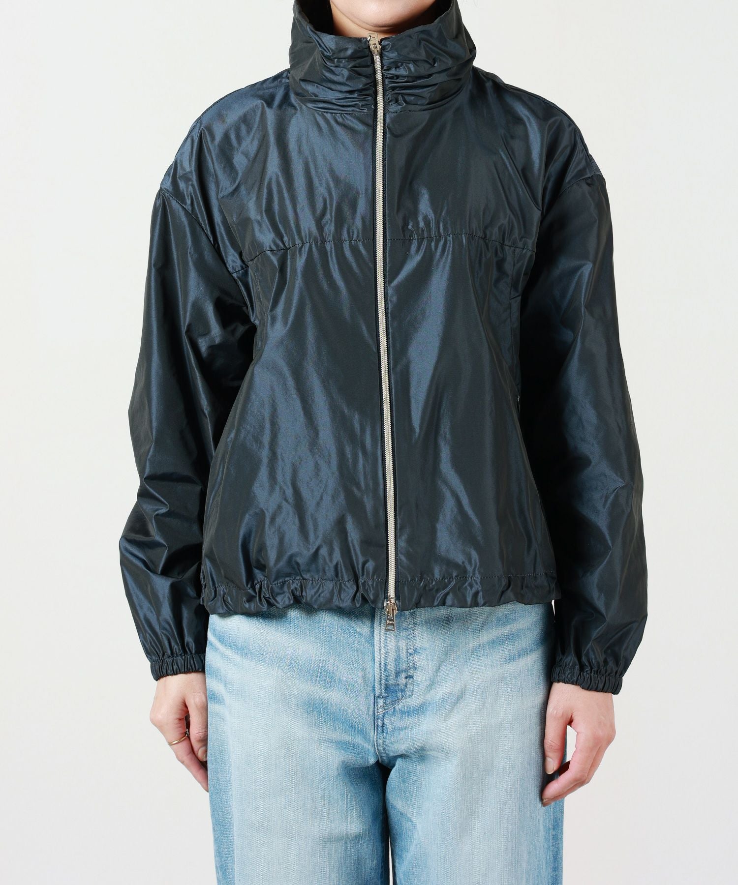 Herno ヘルノ 花柄 立体フラワー ジップアップ ジャケット グレー 42 HERNO(ヘルノ)】ZIP UP JACKET｜PARIGOT ONLINE（パリゴオンライン）