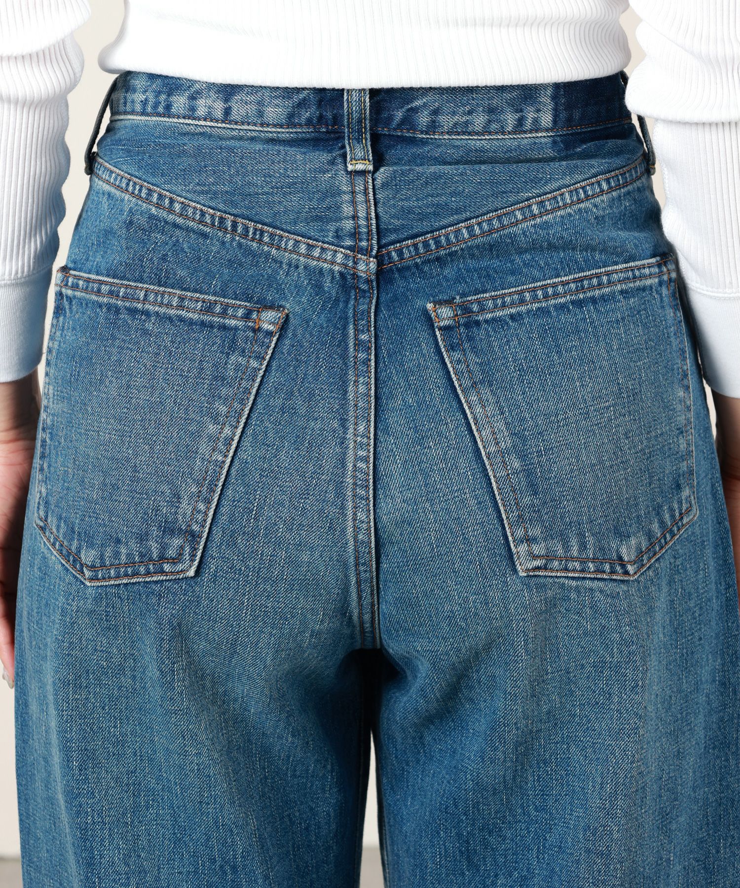 HYKE(ハイク)】 DENIM WIDE LEG JEANS｜PARIGOT ONLINE（パリゴ