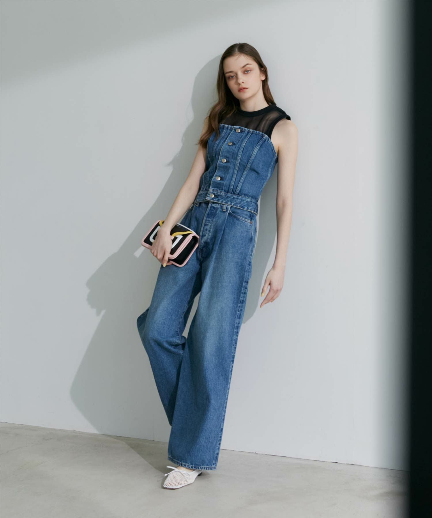 HYKE(ハイク)】 DENIM WIDE LEG JEANS｜PARIGOT ONLINE（パリゴ