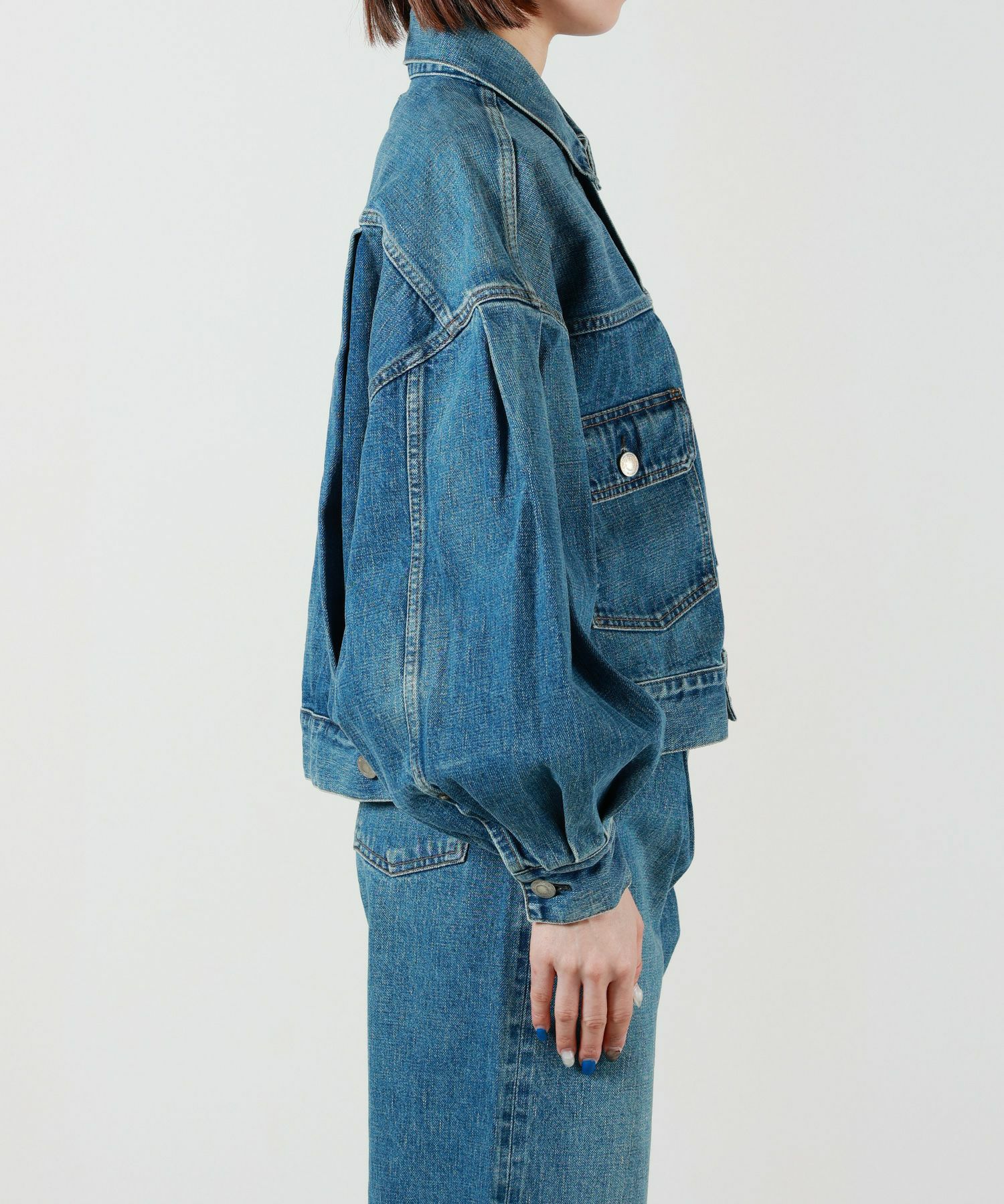 HYKE(ハイク)】 BALOON SLEEVE DENIM JACKET/TYPE2｜PARIGOT ONLINE