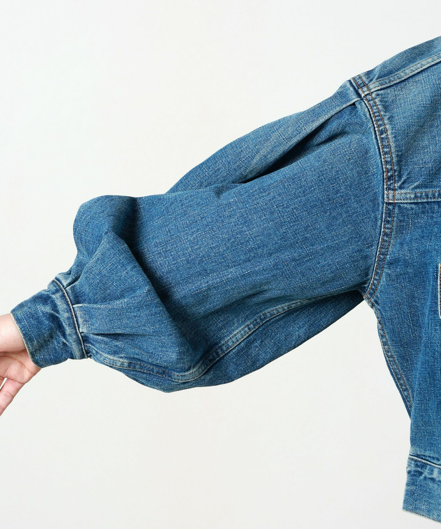 HYKE(ハイク)】 BALOON SLEEVE DENIM JACKET/TYPE2｜PARIGOT ONLINE