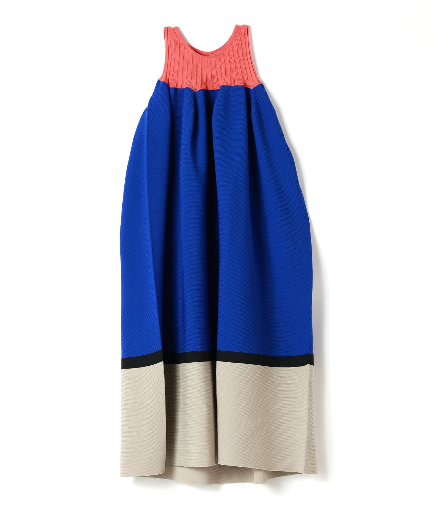 CFCL(シーエフシーエル)】 POTTERY SLEEVELESS BUST FLARE DRESS