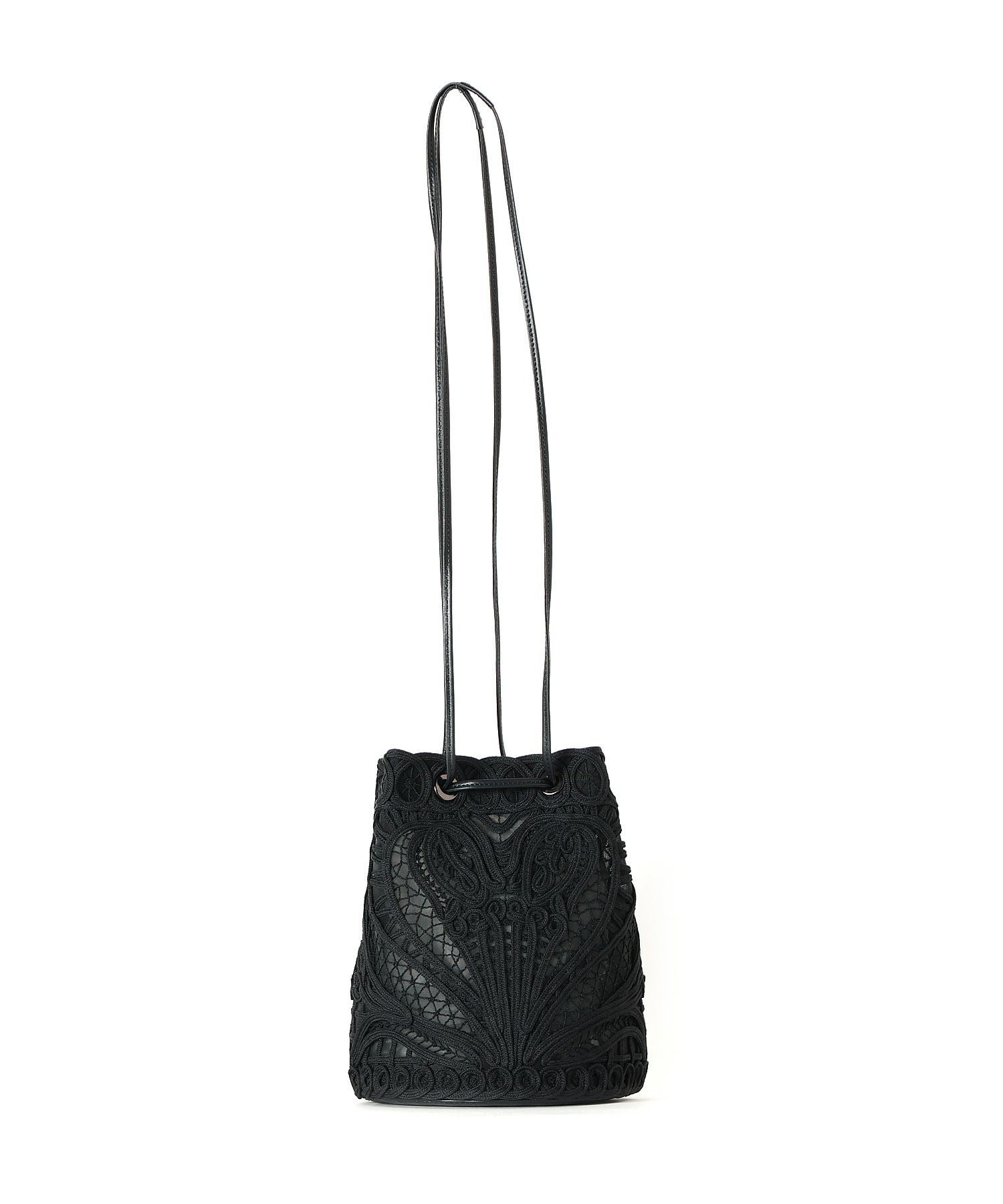 グリーン【新品】Cord Embroidery Bucket Bag Mame 25AW】Mame Kurogouchi マメ クロゴウチ / Cording Embroidery Bucket