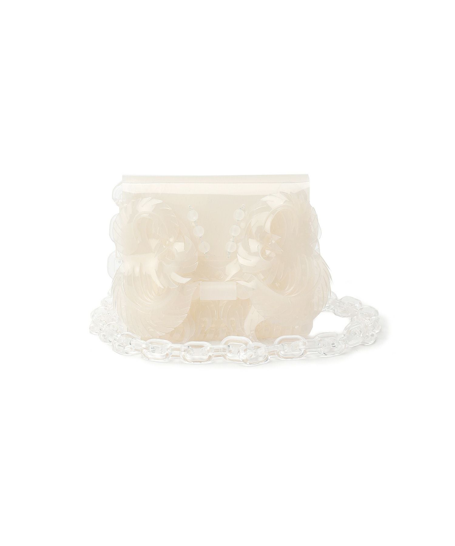 mame マメ　マメクロゴウチ　pvc バッグ　ホワイト　乳白色 MM15-AC098SSWH-01_1eb09784-