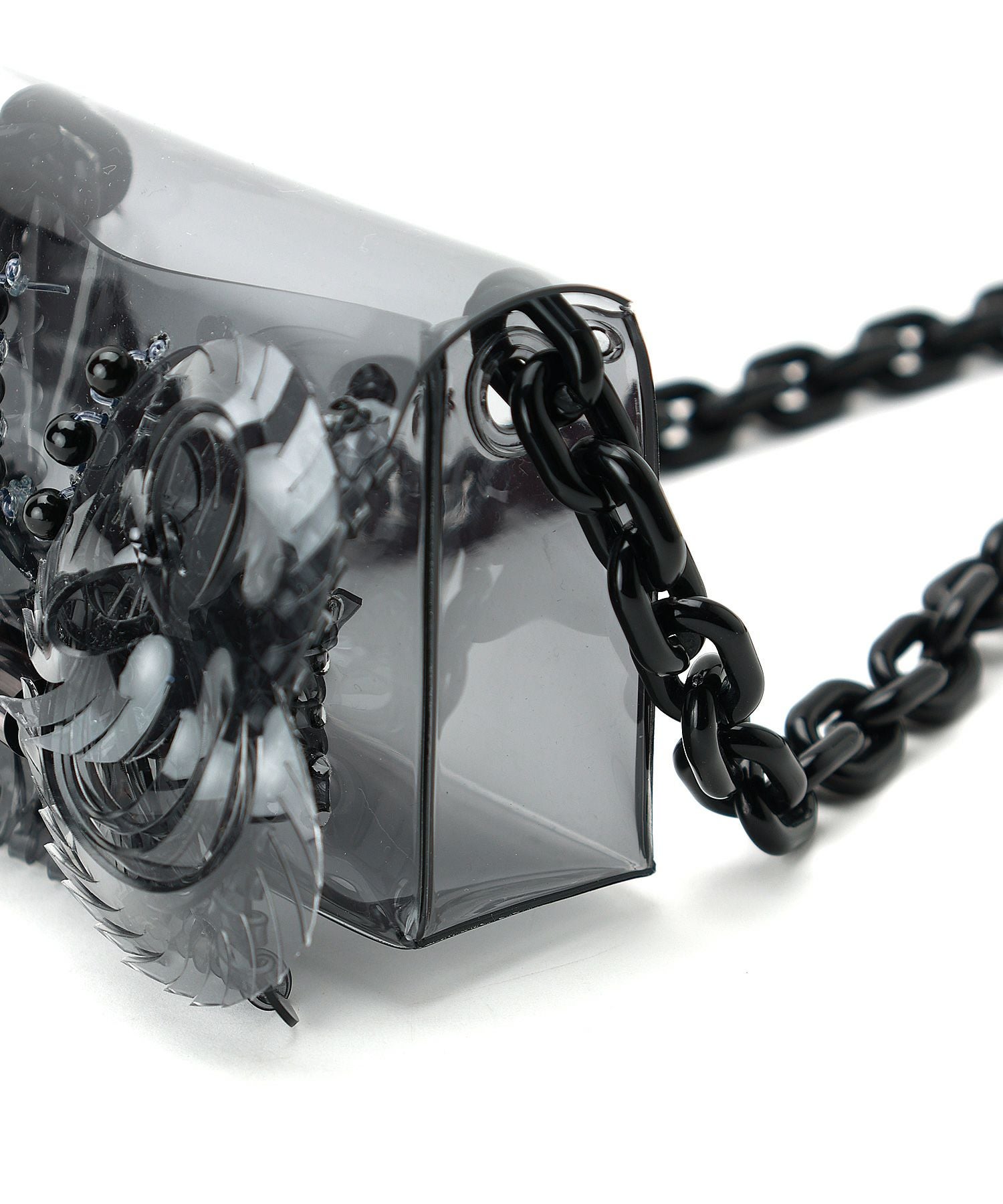 め*ぐ様 mamekurogouchi マメ クロゴウチ ガマグチ PVCクラッ Mame Kurogouchi(マメ クロゴウチ)】 Transparent Sculptural Micro