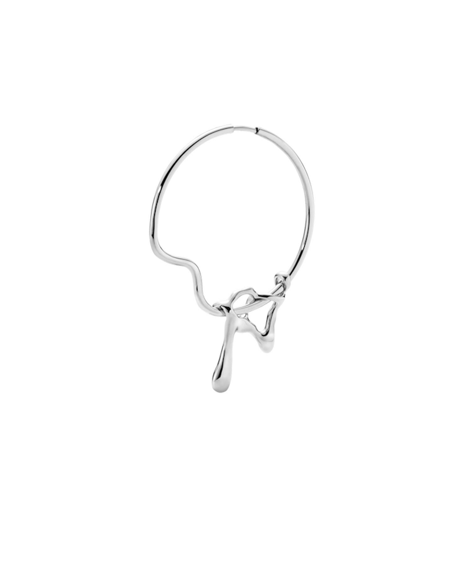 MARIA BLACK(マリアブラック)】 Istedgade Hoop Silver ピアス(片耳用