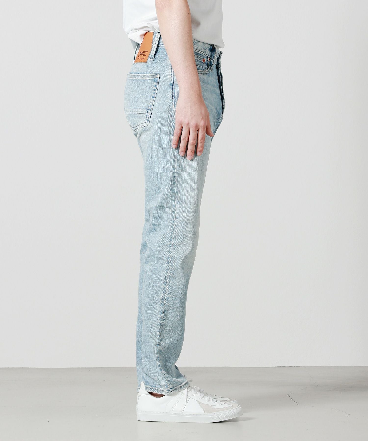 メンズ 【美品】DENHAM CROP BBR デニム ブルー 水色 夏デニム