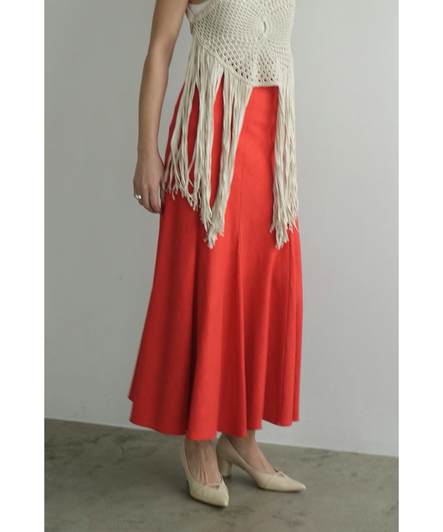 美品 CLANE 2,3万円 ニットスカート コクーンスカート クラネ E551 CLANE（クラネ）の「COCOON KNIT SKIRT（スカート）」 - WEAR