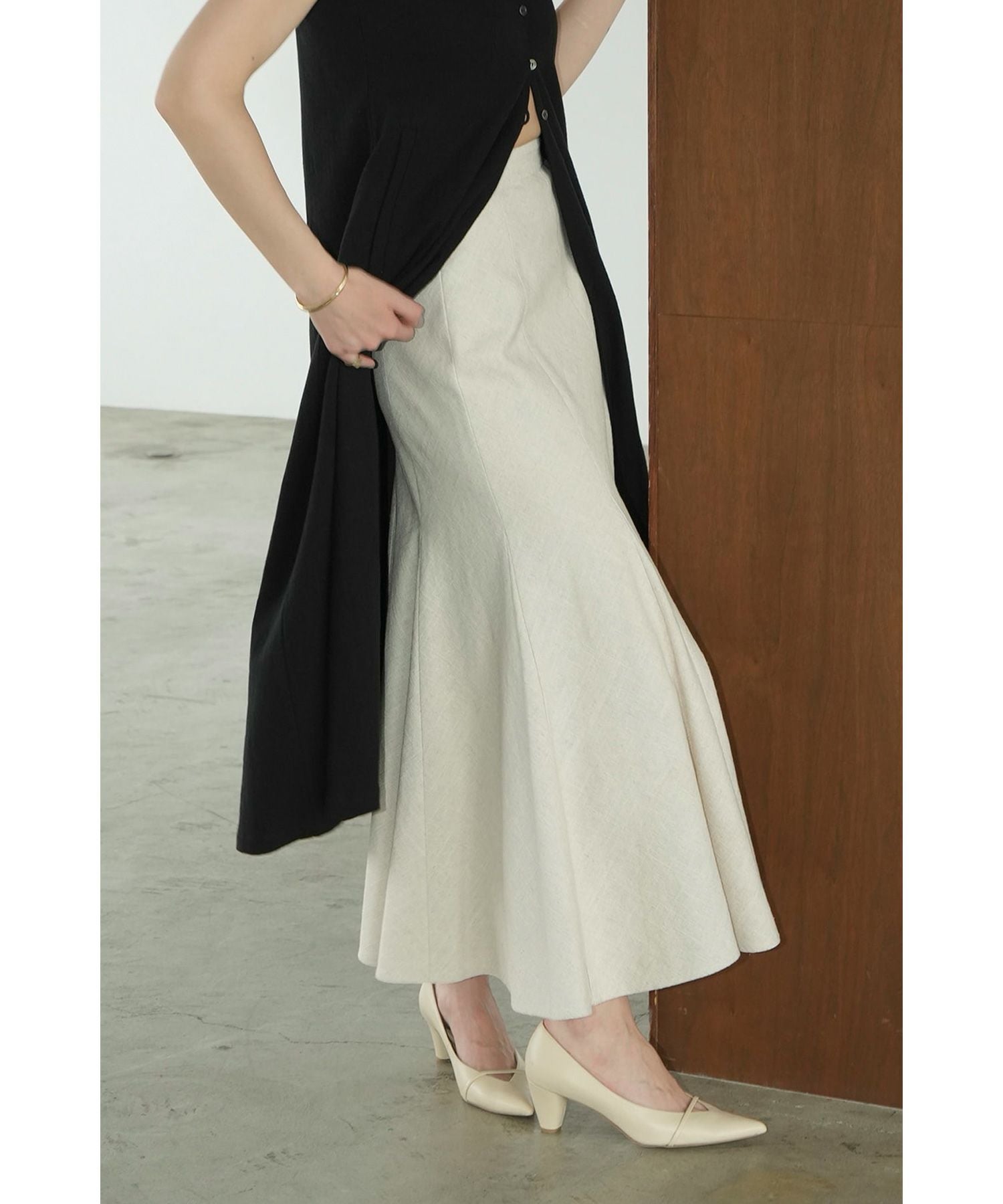 CLANE(クラネ)】 LINEN MAXI MERMAID SKIRT｜PARIGOT ONLINE（パリゴ