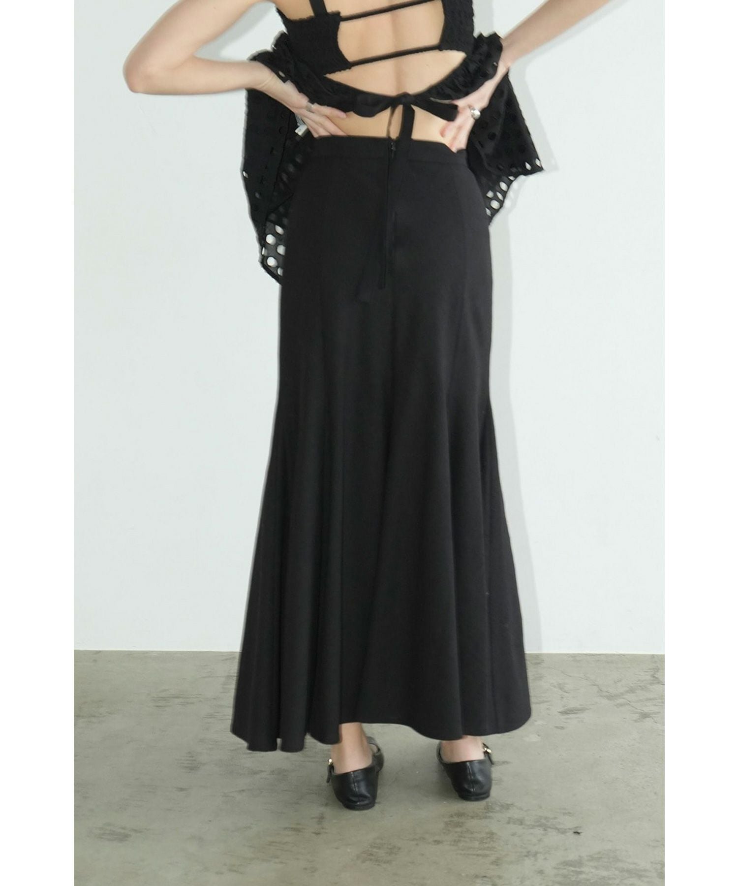 か*ゃ様 クラネ　新品正規品ラインマキシマーメイドスカート セール】LINEN MAXI MERMAID SKIRT（スカート）｜CLANE（クラネ）の