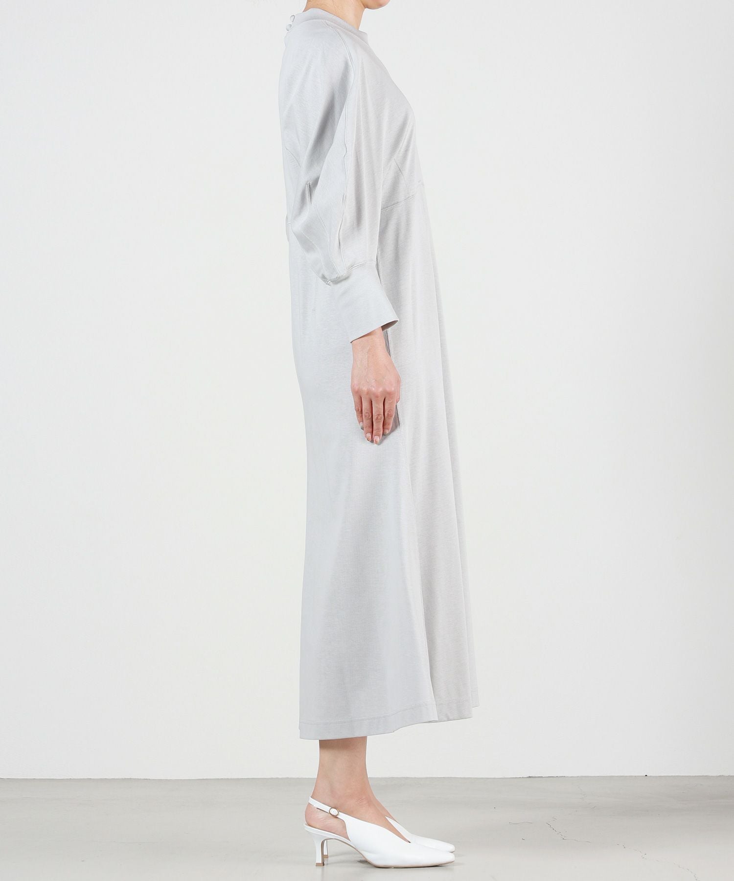 Mame Kurogouchi(マメ クロゴウチ)】 Cotton Jersey Flared Dress