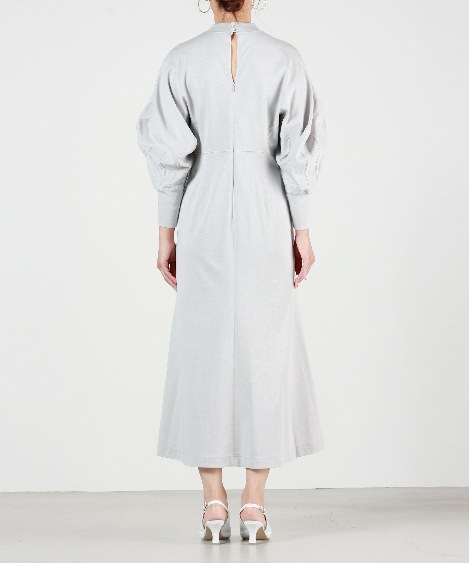 Mame Kurogouchi(マメ クロゴウチ)】 Cotton Jersey Flared Dress