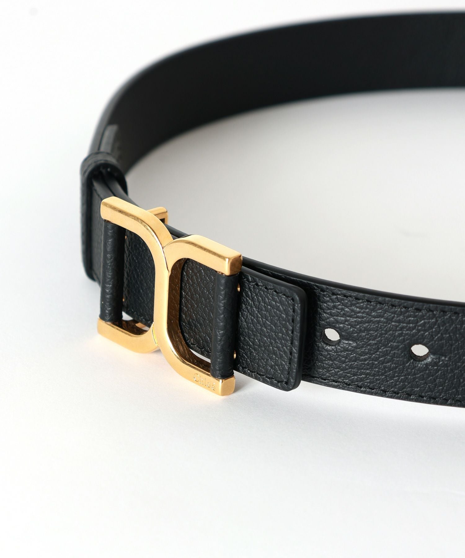 【超美品】Chloe MARCIE スモール ベルト Marcieベルト 黒 - Chloé