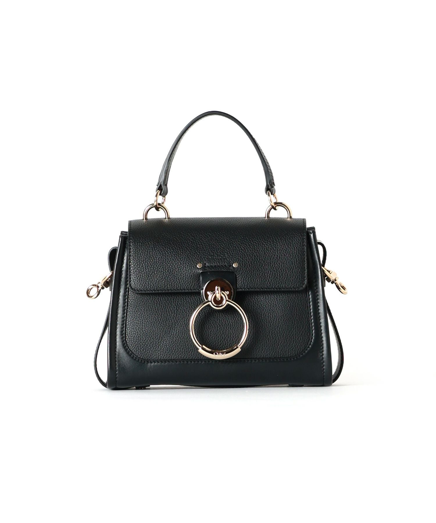 CHLOÉ C TESS スモール バッグ Chloe】シャイニー ＆ スエードレザー製 Tess スモール バッグ (Chloe