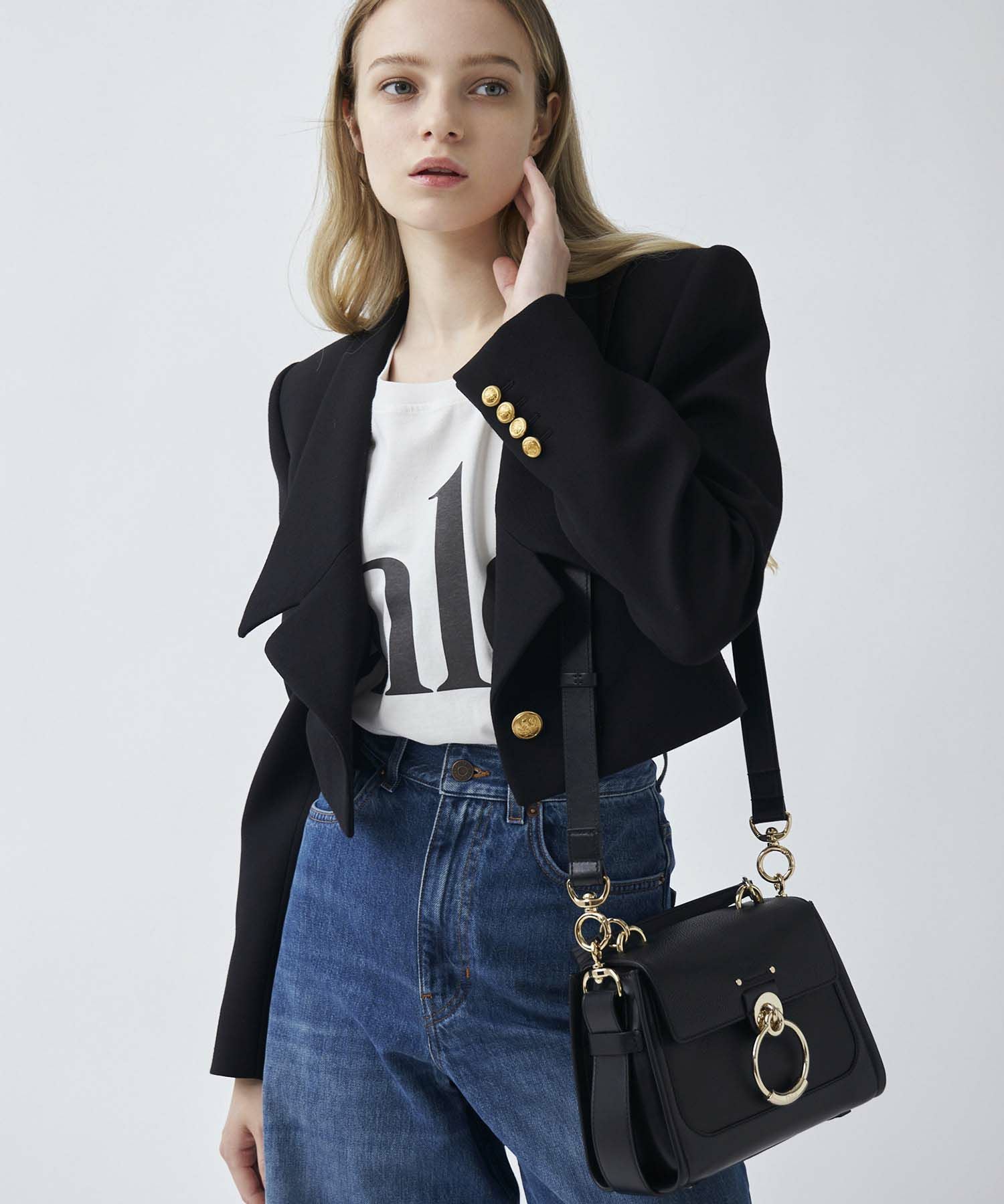 CHLOÉ C TESS スモール バッグ ☆韓国の人気☆【Chloe】☆tess スモール ショルダーバッグ☆ (Chloe