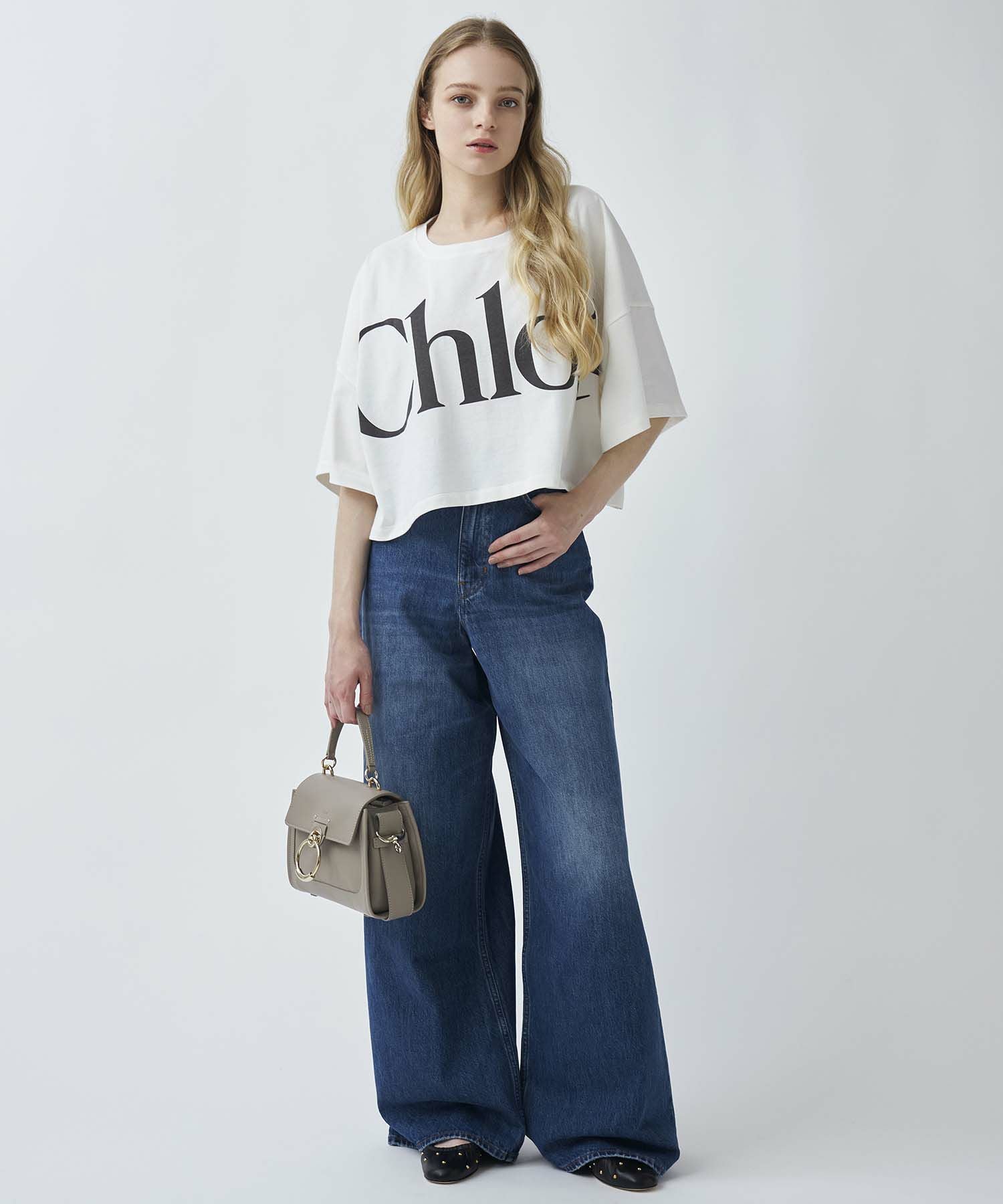Chloe(クロエ)】 グレイン＆ソフトレザー製TESSミニデイバッグ