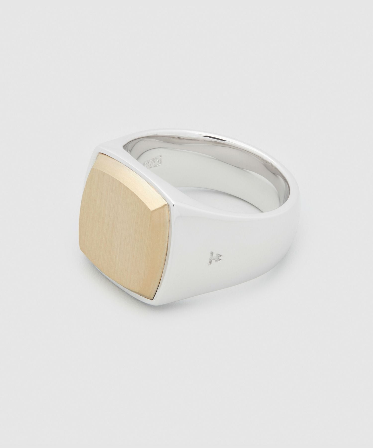 TOM WOOD(トムウッド)】 Cushion Gold Top リング(Men's size