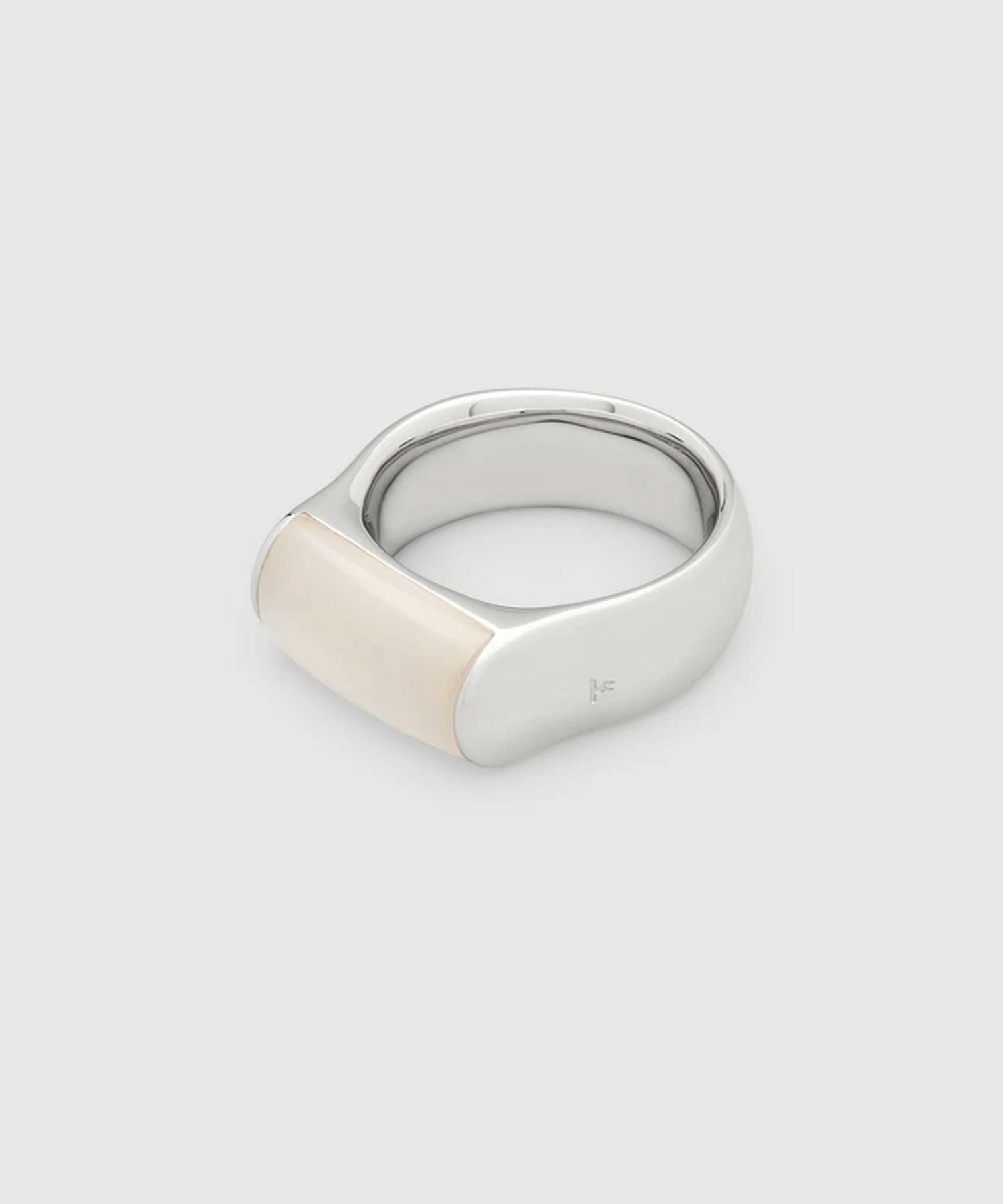 TOM WOOD(トムウッド)】 Crest White MOP リング｜PARIGOT ONLINE
