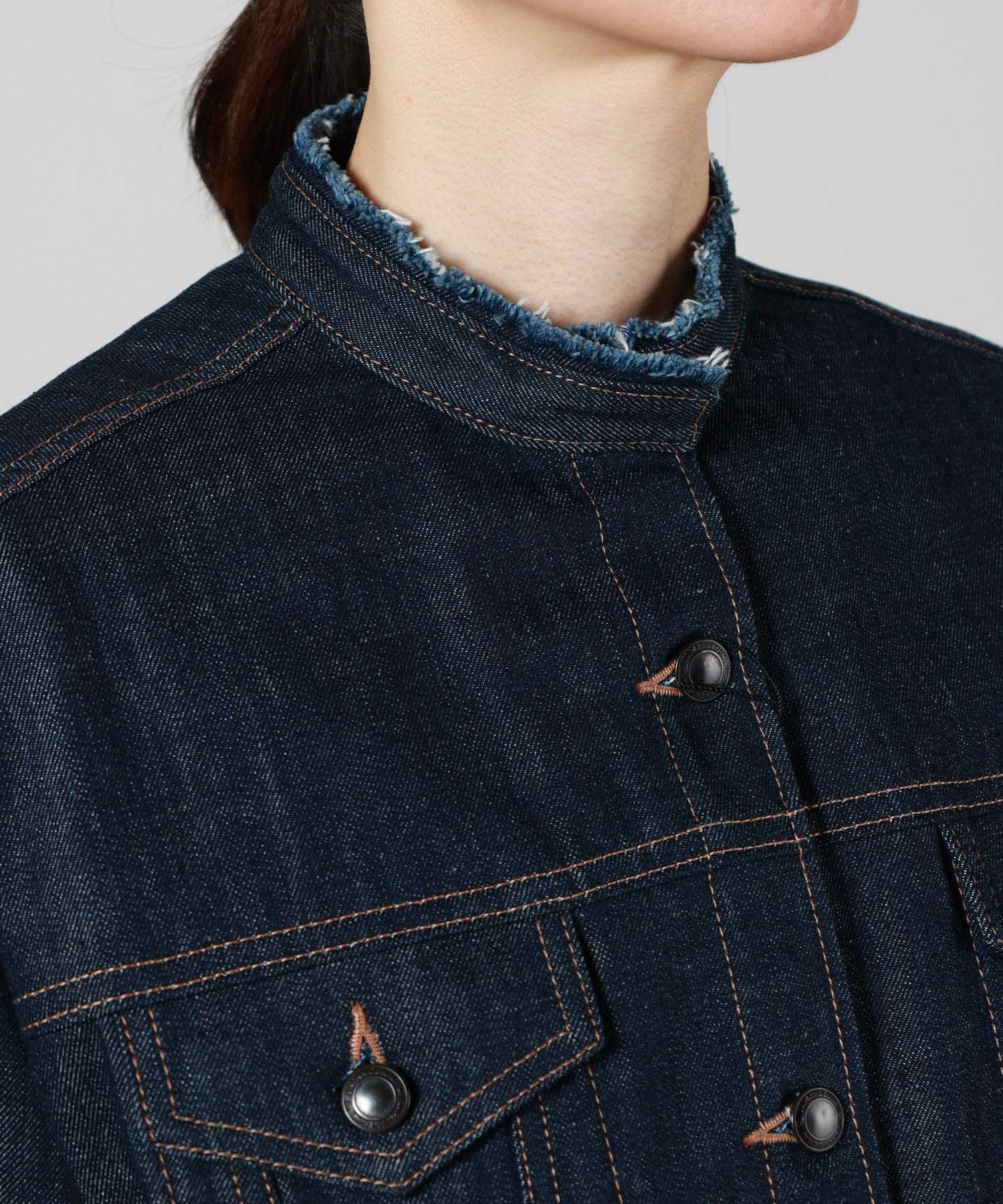 JAPAN DENIM(ジャパンデニム)】EZUMI _SIDE PLEATS DENIM JACKET