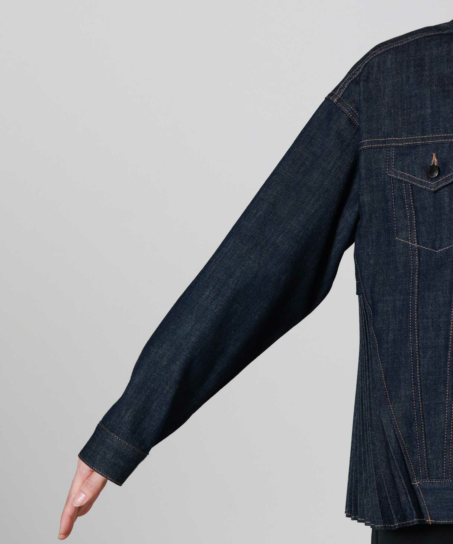JAPAN DENIM(ジャパンデニム)】EZUMI _SIDE PLEATS DENIM JACKET