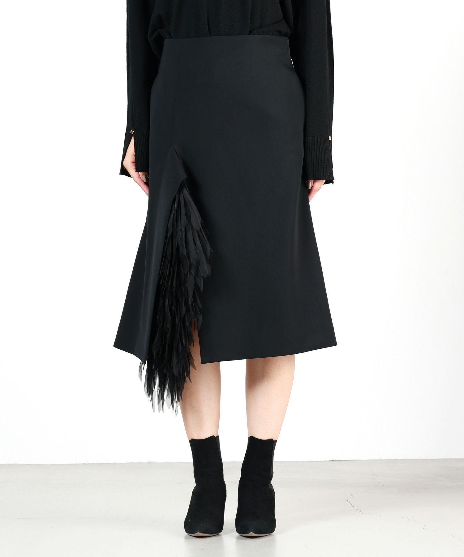 STELLA McCARTNEY(ステラ・マッカートニー)】 スリットスカート