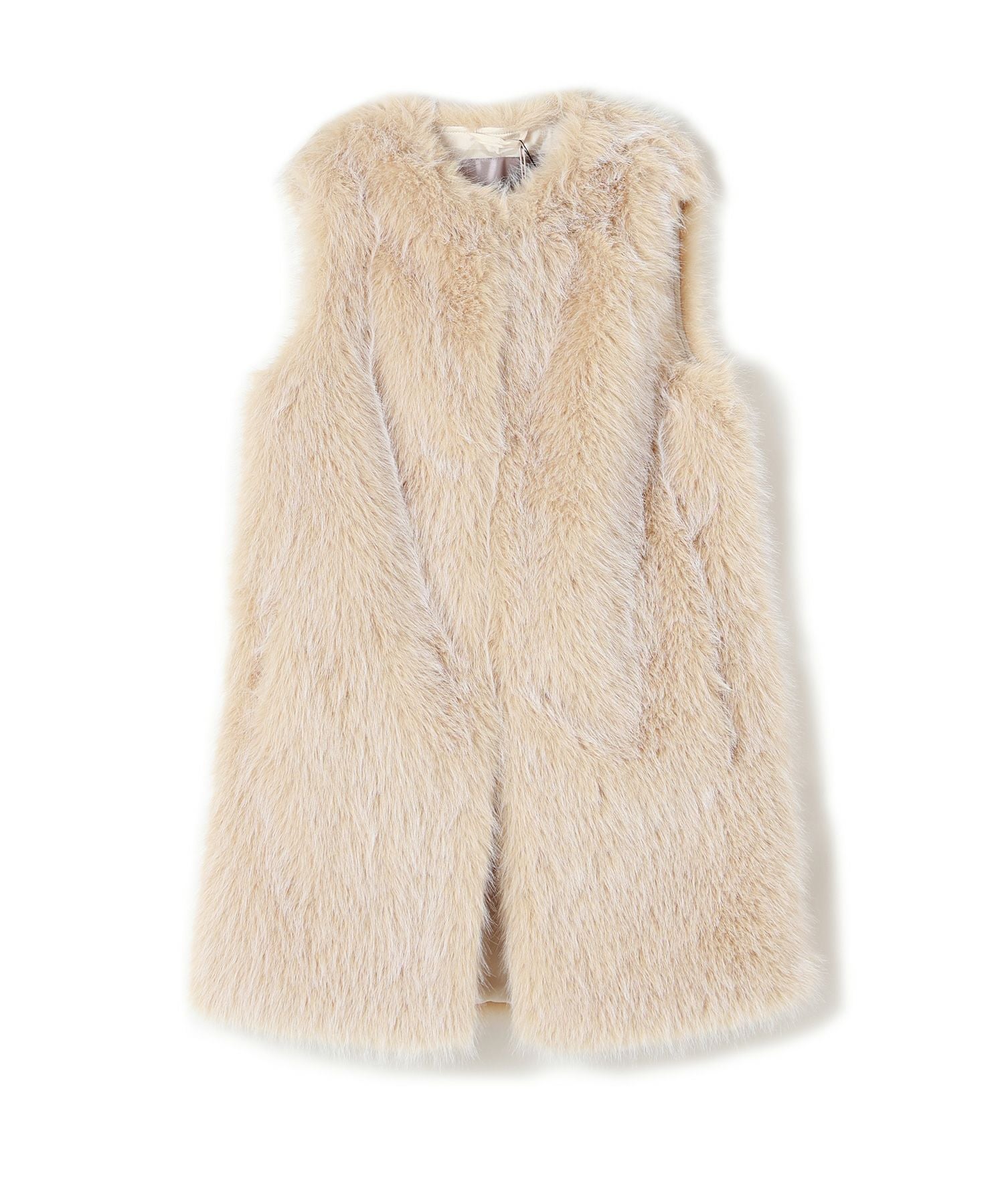 新品 ヘルノ 12万 国内正規 タグ付 ホワイト 40 M エコファー ベスト HERNO(ヘルノ)】FULLNESS FAUX FUR ベスト｜PARIGOT ONLINE（パリゴ