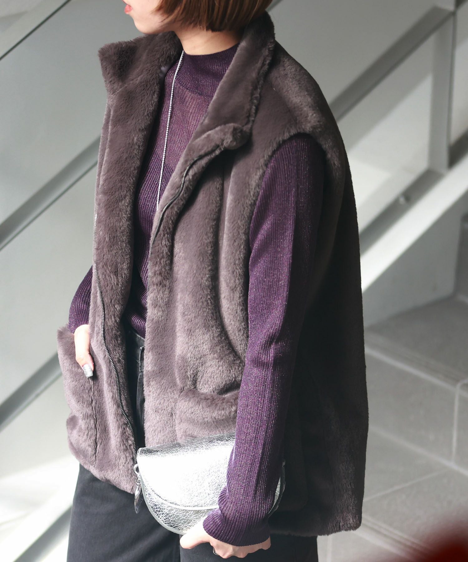 VACHEMENT(ヴァシュモン)】PARIGOT別注 エコファーベスト｜PARIGOT