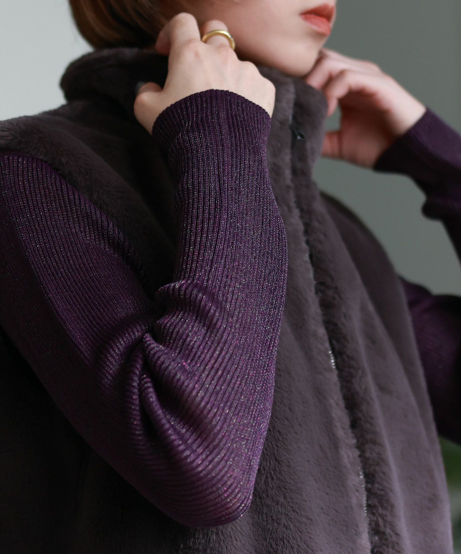 VACHEMENT(ヴァシュモン)】PARIGOT別注 エコファーベスト｜PARIGOT