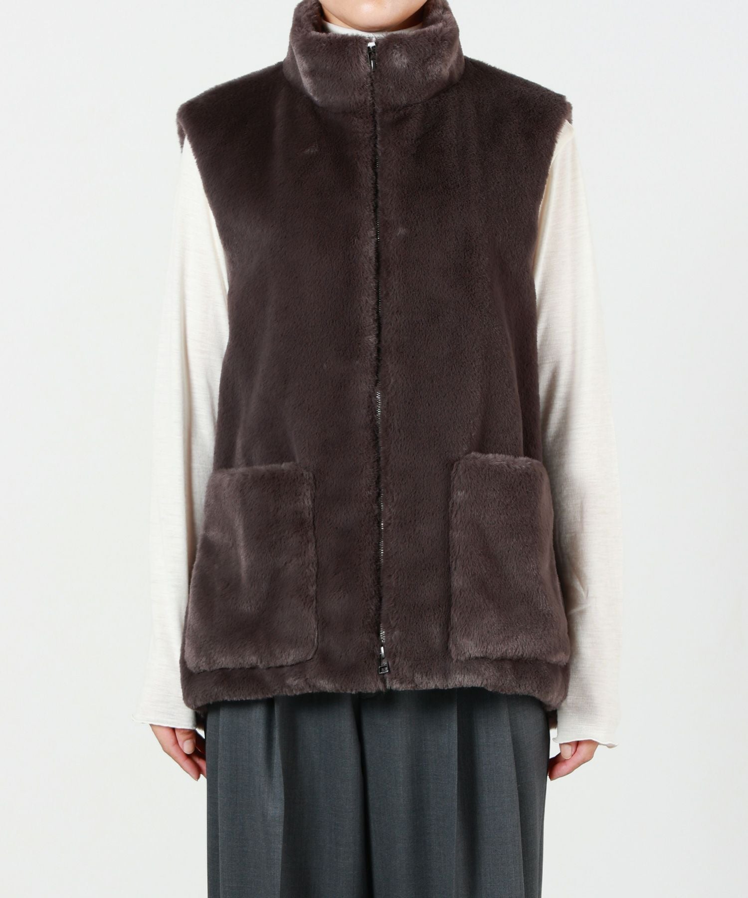 VACHEMENT(ヴァシュモン)】PARIGOT別注 エコファーベスト｜PARIGOT