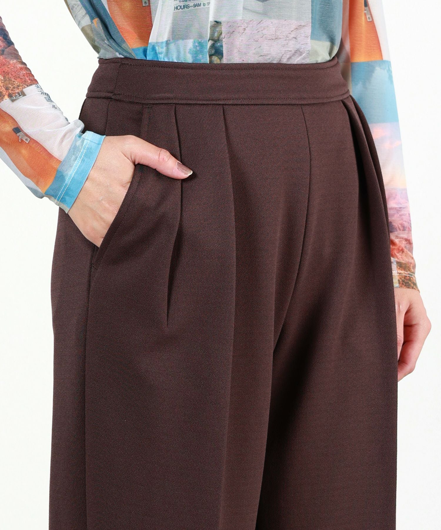 PHEENY(フィーニー)】 Amunzen 2 tuck wide pants｜PARIGOT ONLINE