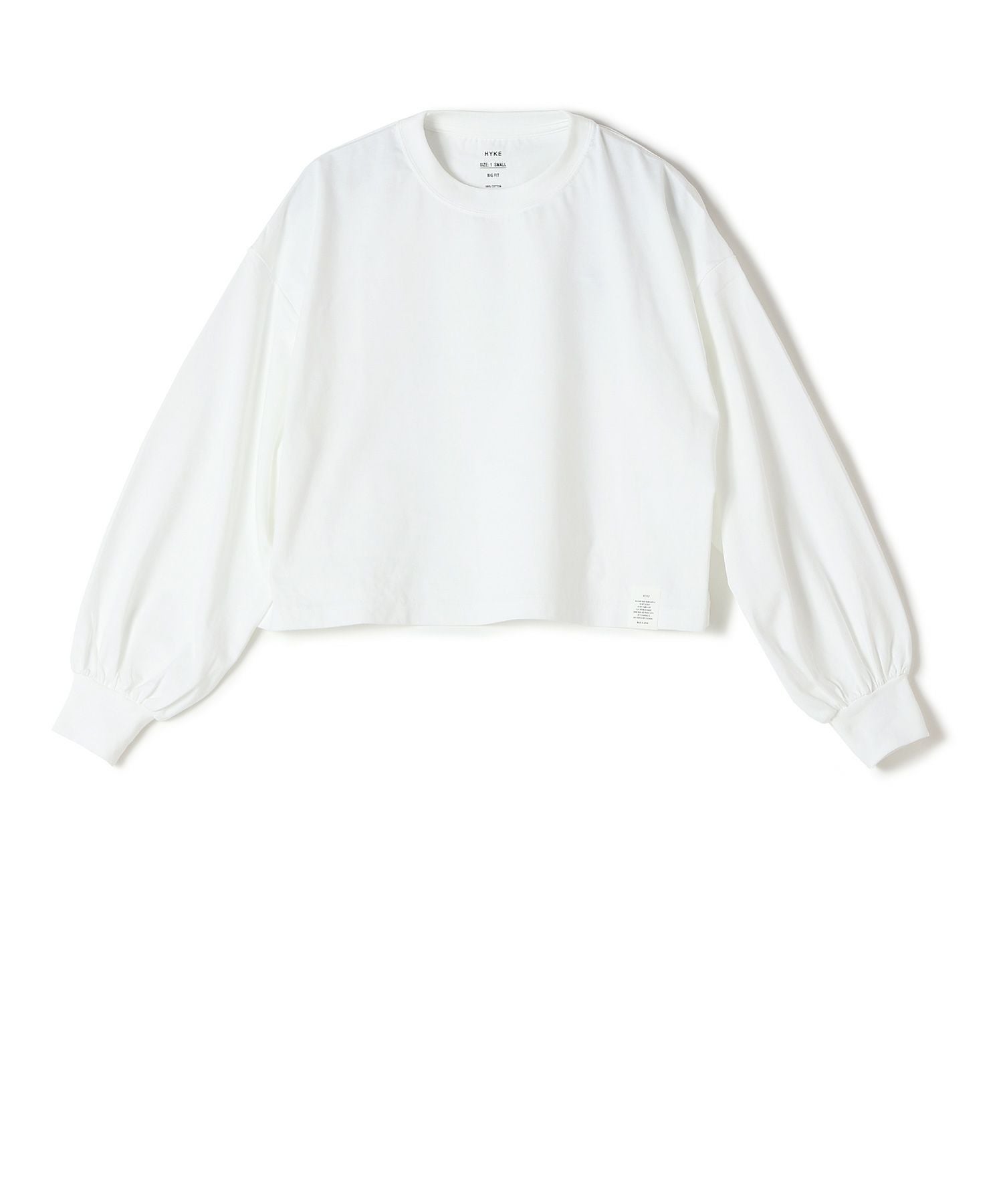 ハイク 24AW CROPPED LONG SLV TEE ロンT カットソー HYKE(ハイク)】 CROPPED LONG SLV TEE｜PARIGOT ONLINE（パリゴ