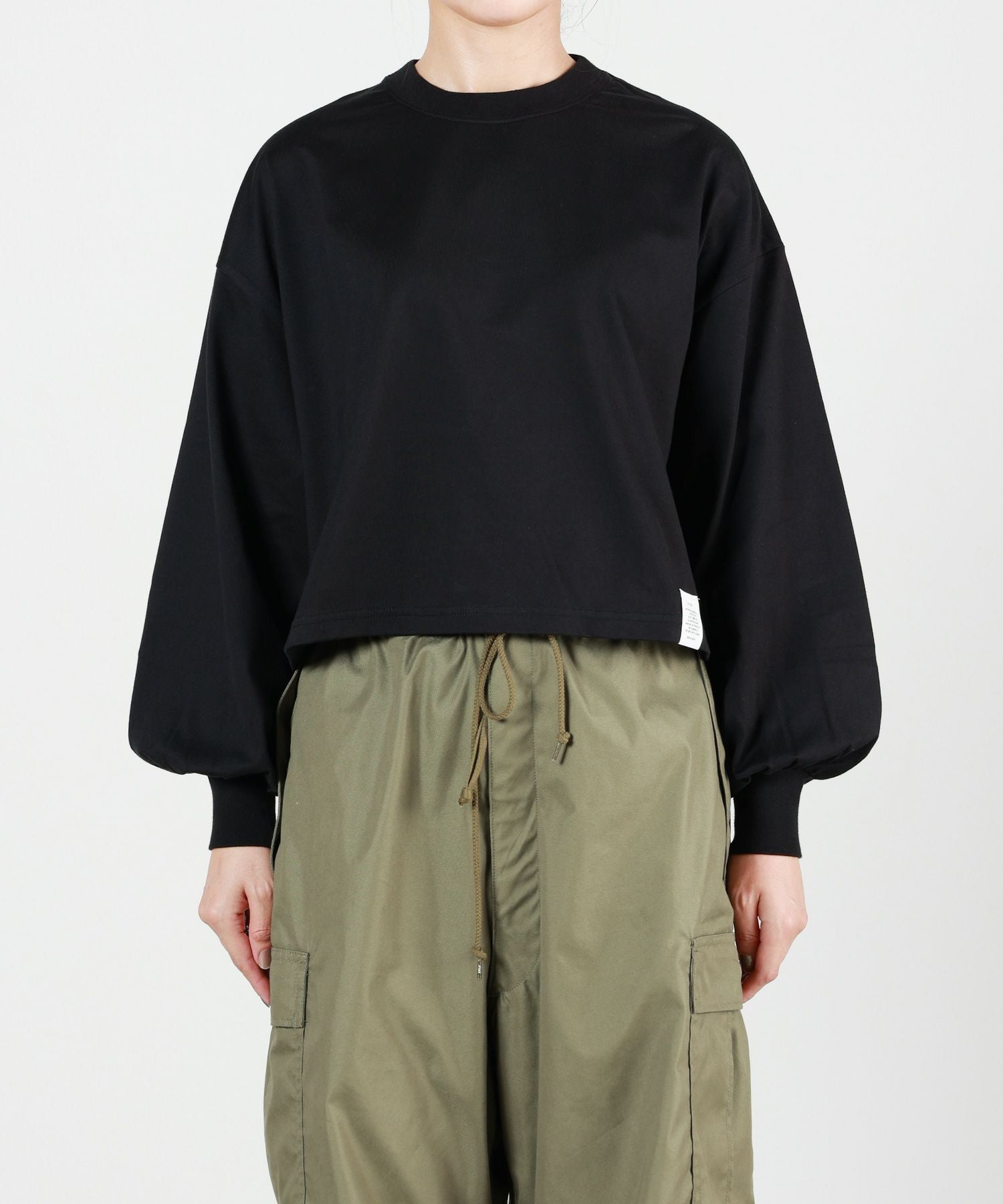 HYKE(ハイク)】 CROPPED LONG SLV TEE｜PARIGOT ONLINE（パリゴ