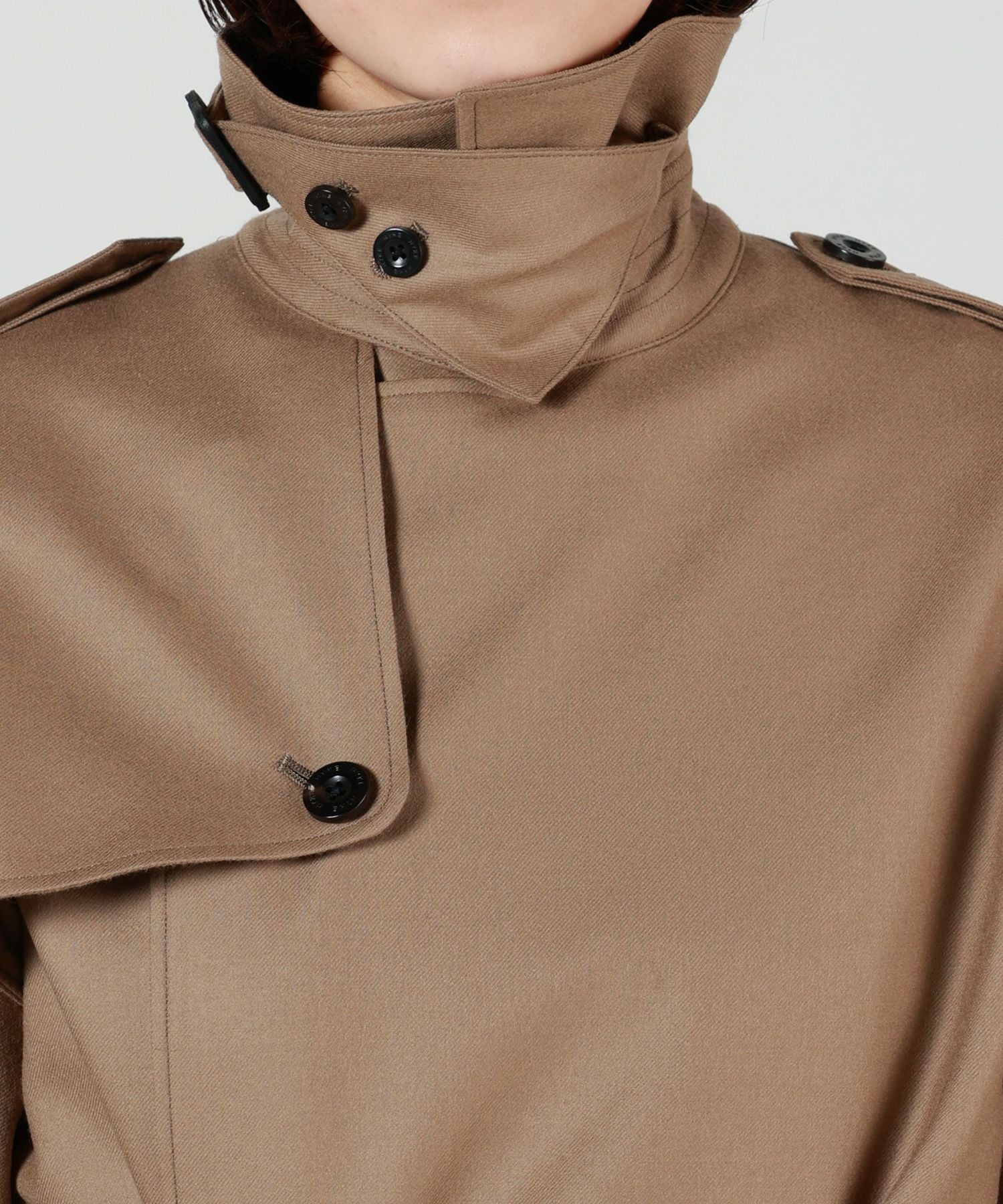 HYKE(ハイク)】FLANNEL TRENCH COAT｜PARIGOT ONLINE（パリゴオンライン）