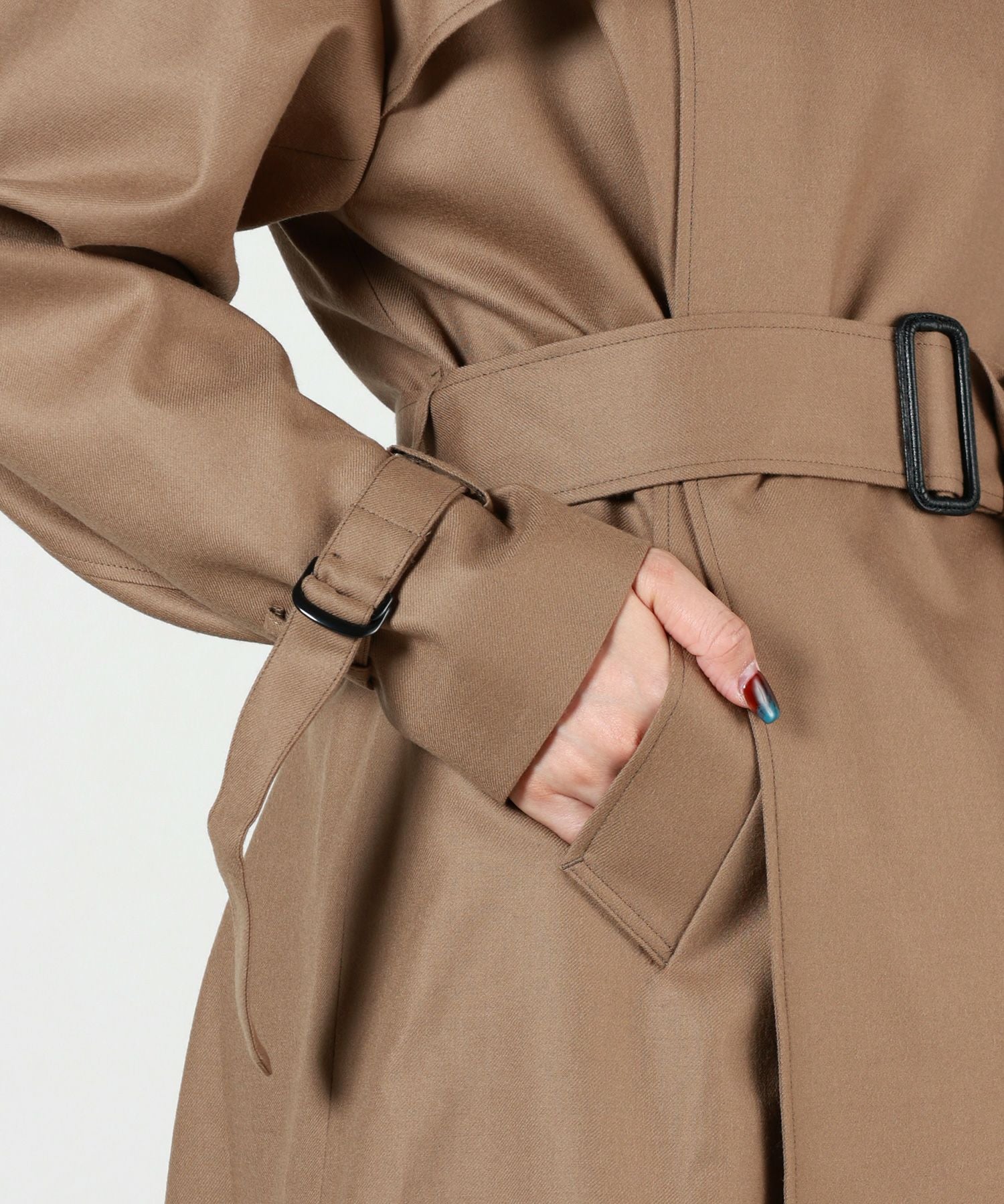 HYKE(ハイク)】FLANNEL TRENCH COAT｜PARIGOT ONLINE（パリゴオンライン）