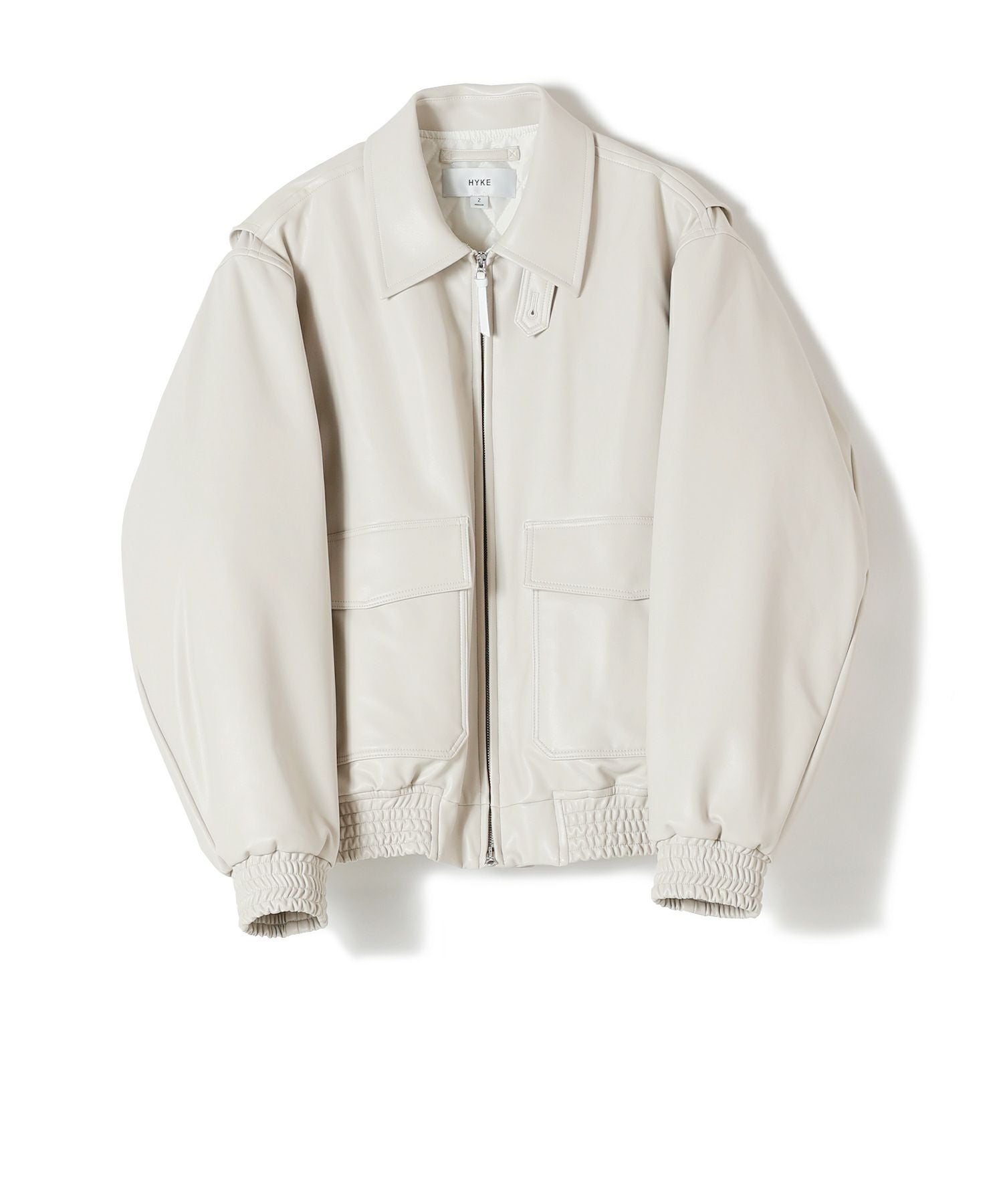 HYKE(ハイク)】ECO-LEATHER JACKET｜PARIGOT ONLINE（パリゴオンライン）