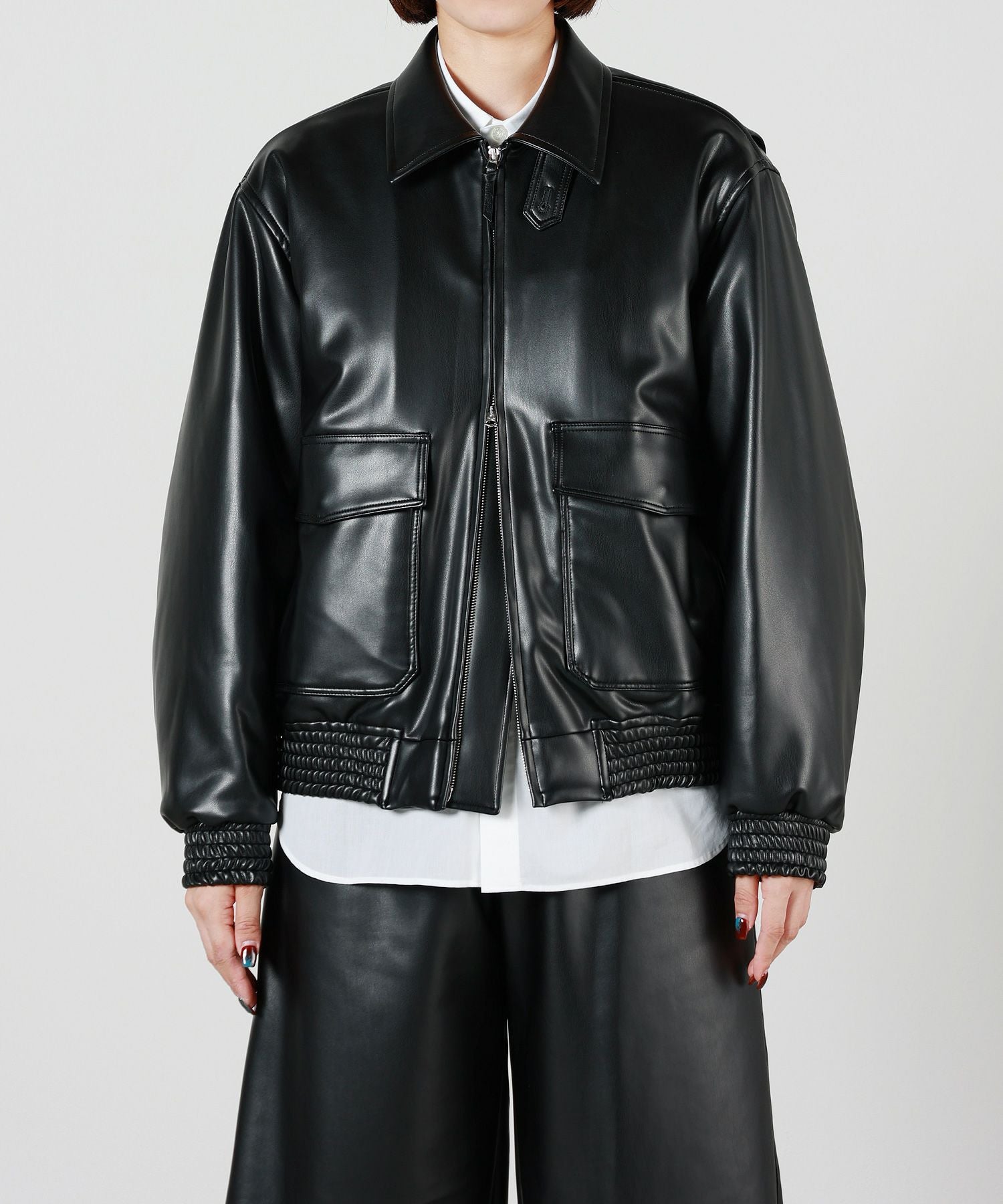 HYKE(ハイク)】ECO-LEATHER JACKET｜PARIGOT ONLINE（パリゴオンライン）