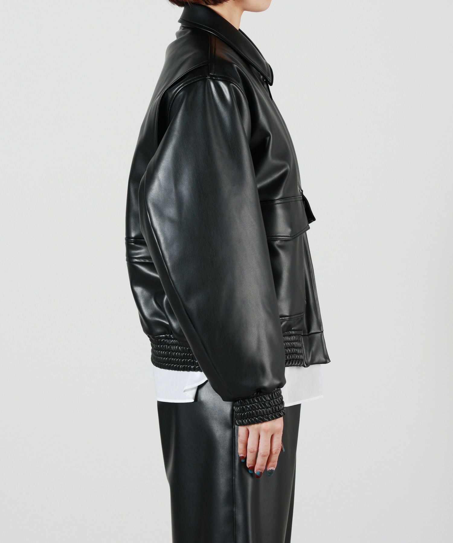 HYKE(ハイク)】ECO-LEATHER JACKET｜PARIGOT ONLINE（パリゴオンライン）