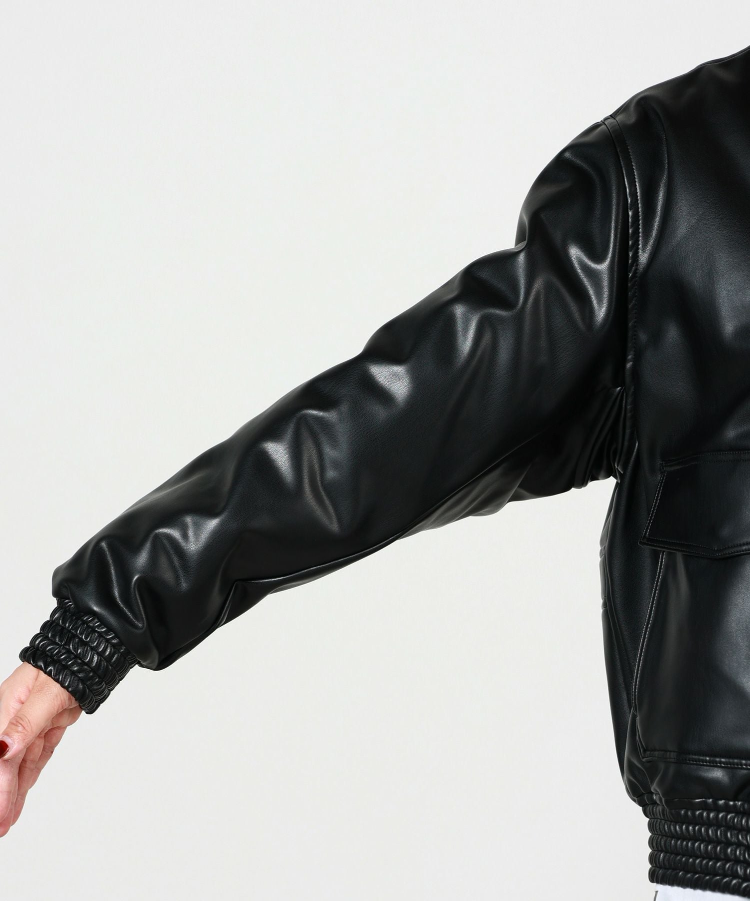 HYKE(ハイク)】ECO-LEATHER JACKET｜PARIGOT ONLINE（パリゴオンライン）