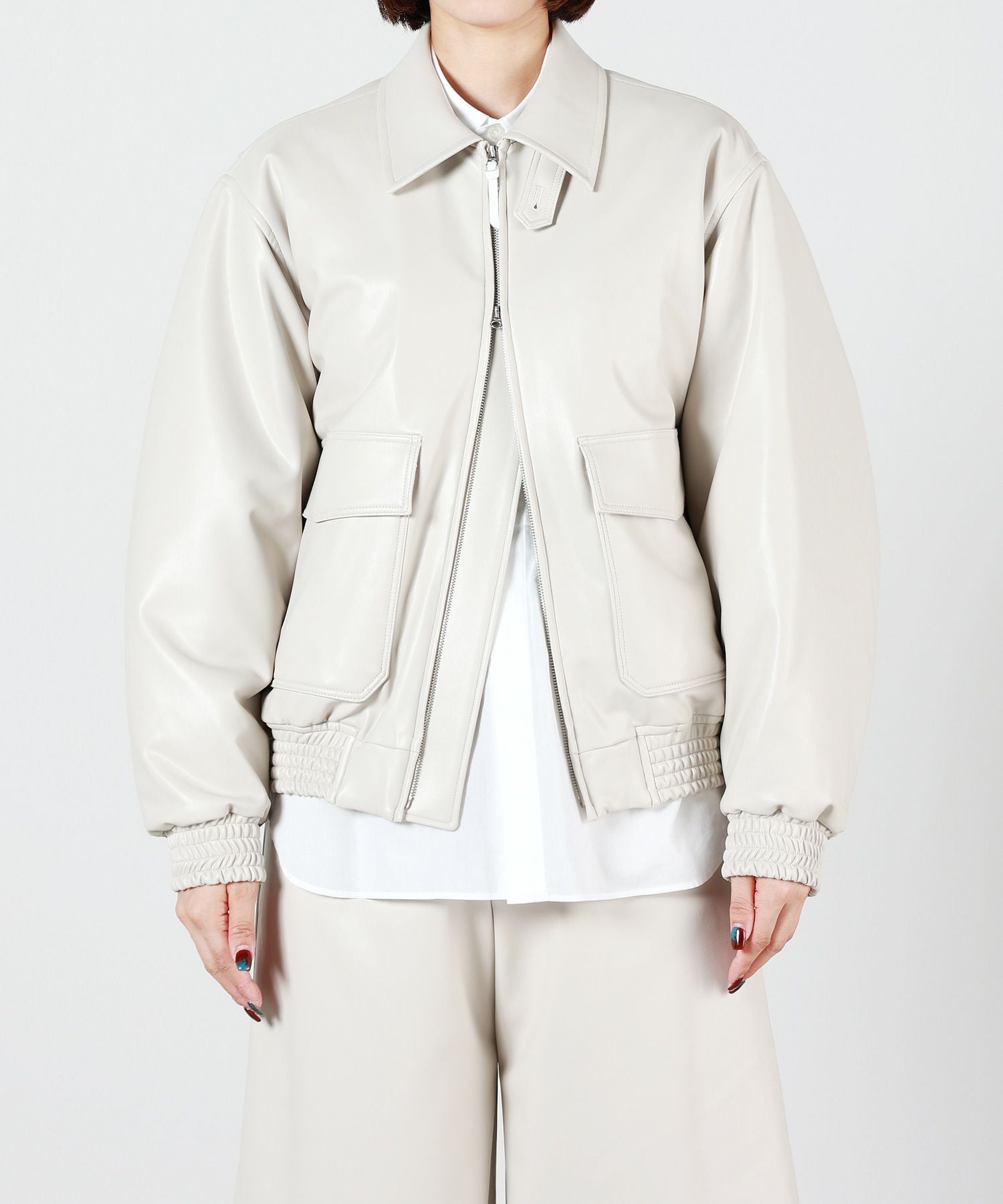 HYKE(ハイク)】ECO-LEATHER JACKET｜PARIGOT ONLINE（パリゴオンライン）