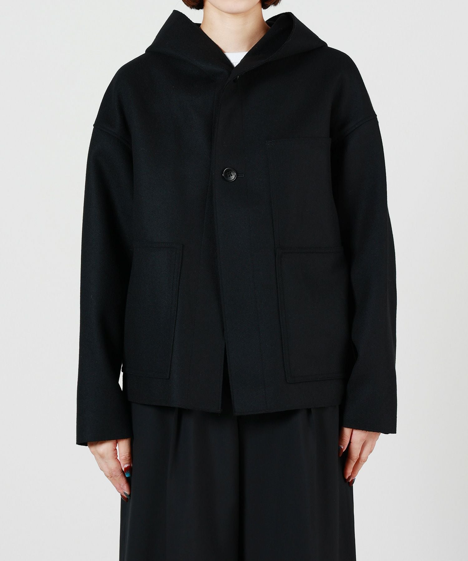 HYKE(ハイク)】MELTON HOODED WORK JACKET|PARIGOT ONLINE(パリゴ HYKE(ハイク)】MELTON HOODED WORK JACKET|PARIGOT ONLINE(パリゴ