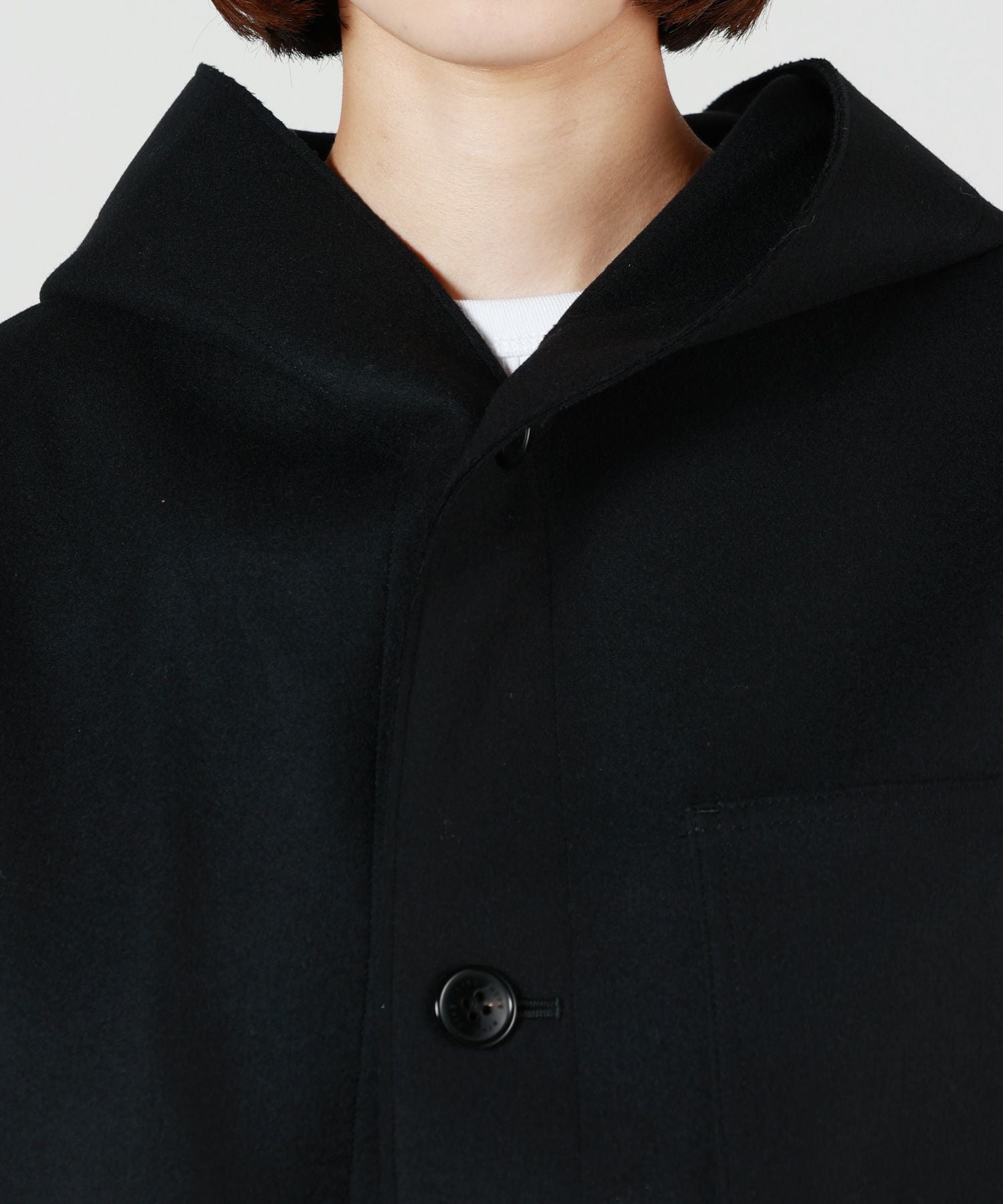 HYKE(ハイク)】MELTON HOODED WORK JACKET|PARIGOT ONLINE(パリゴ HYKE(ハイク)】MELTON HOODED WORK JACKET|PARIGOT ONLINE(パリゴ