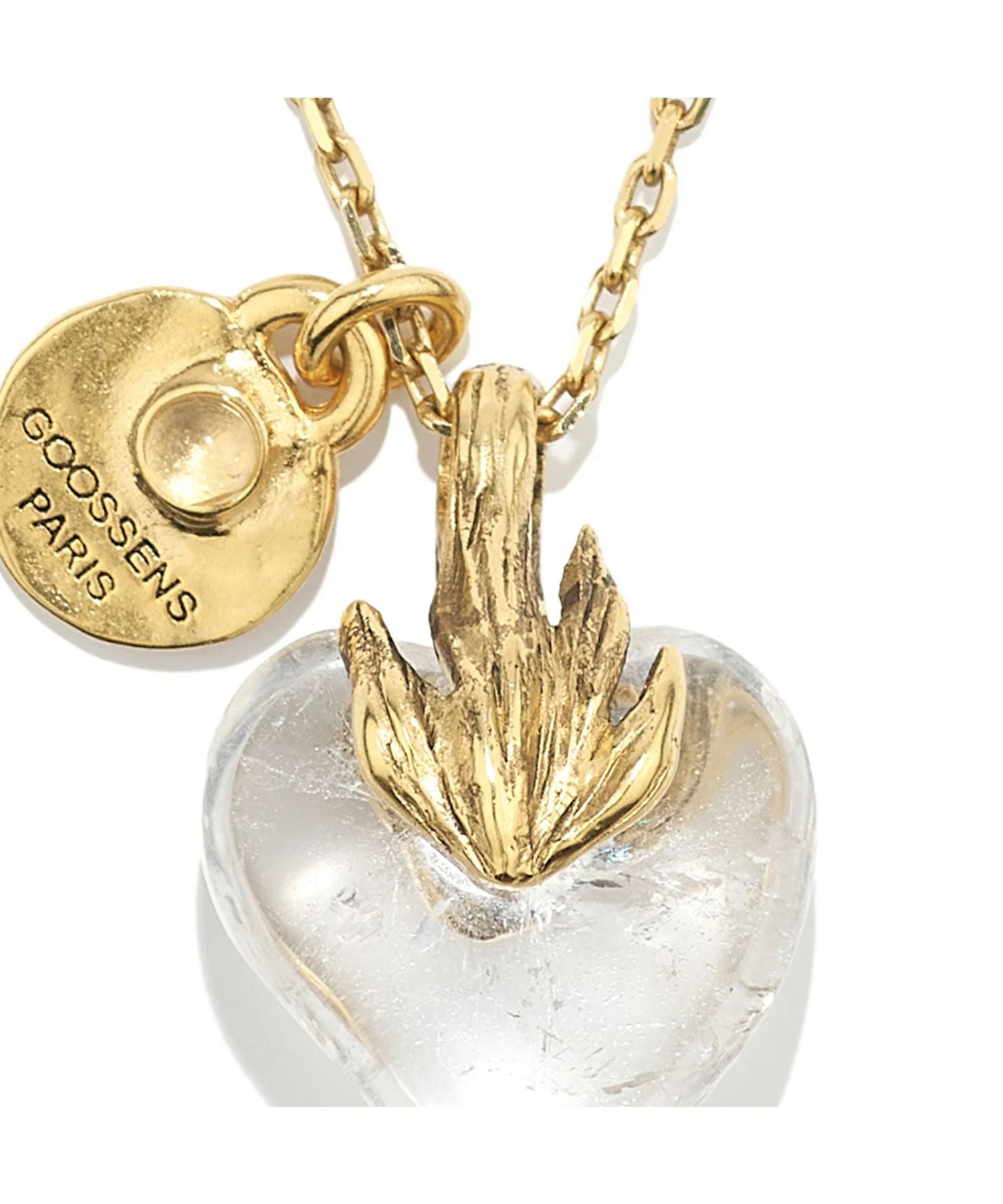 GOOSSENS Paris(ゴッサンスパリ)】 Coeur Precieux Pendant Necklace